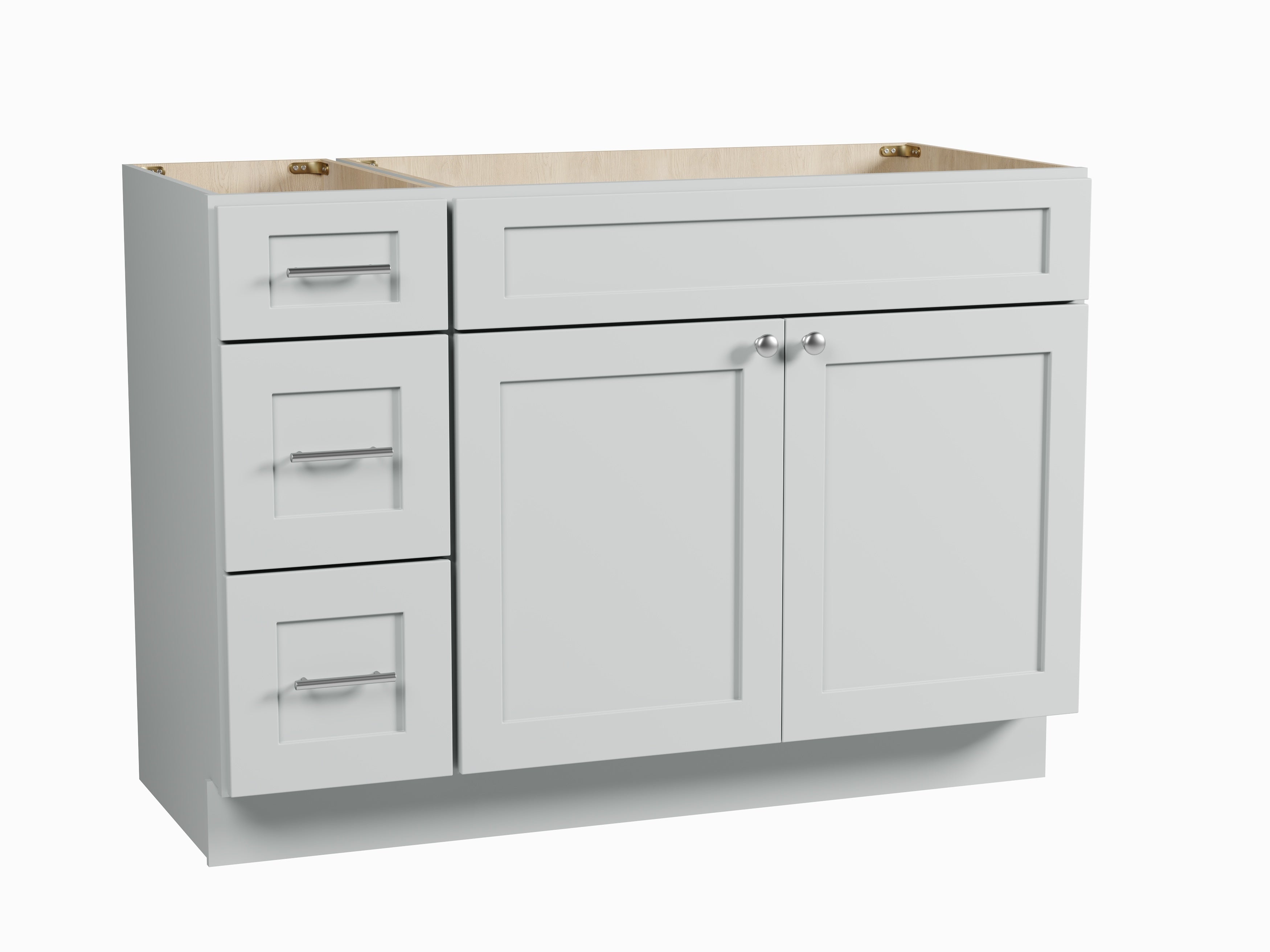 Disar 48" Single Bathroom Vanity Base with Left Drawers