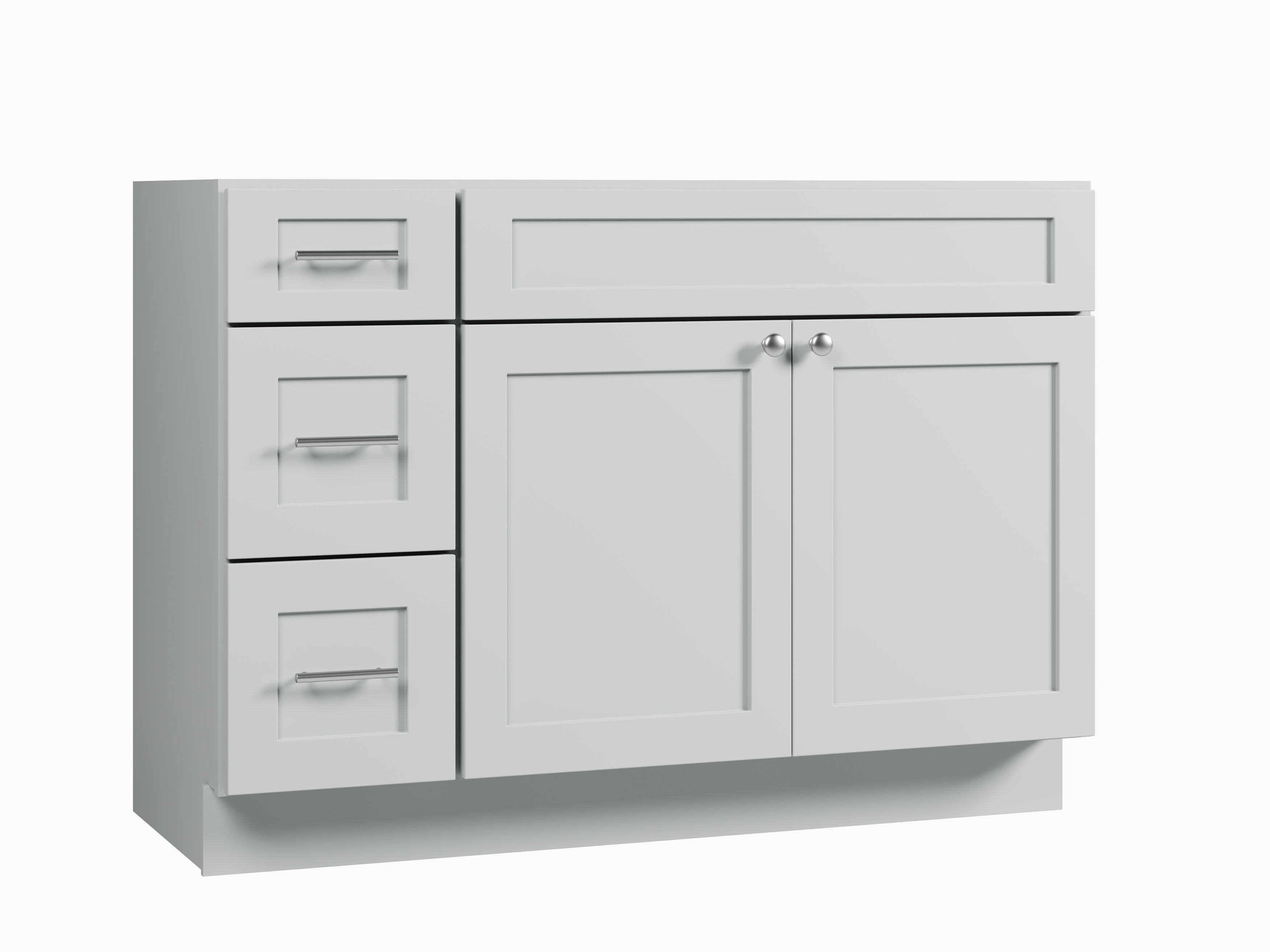 Disar 48" Single Bathroom Vanity Base with Left Drawers