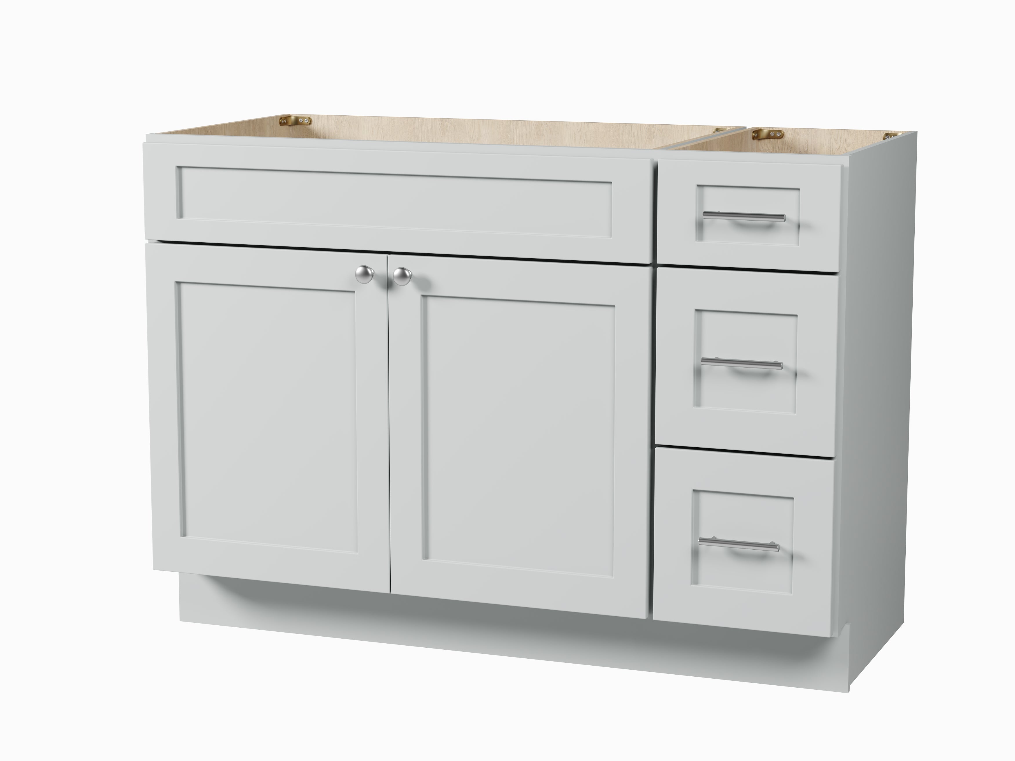 Disar 48" Single Bathroom Vanity Base with Right Drawers