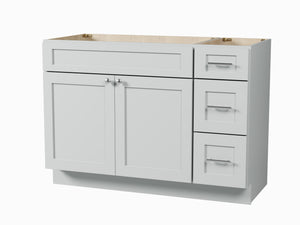 Disar 48" Single Bathroom Vanity Base with Right Drawers
