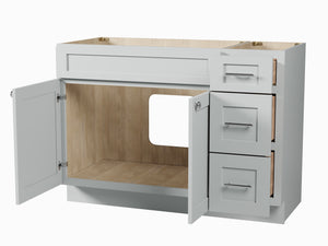 Disar 48" Single Bathroom Vanity Base with Right Drawers