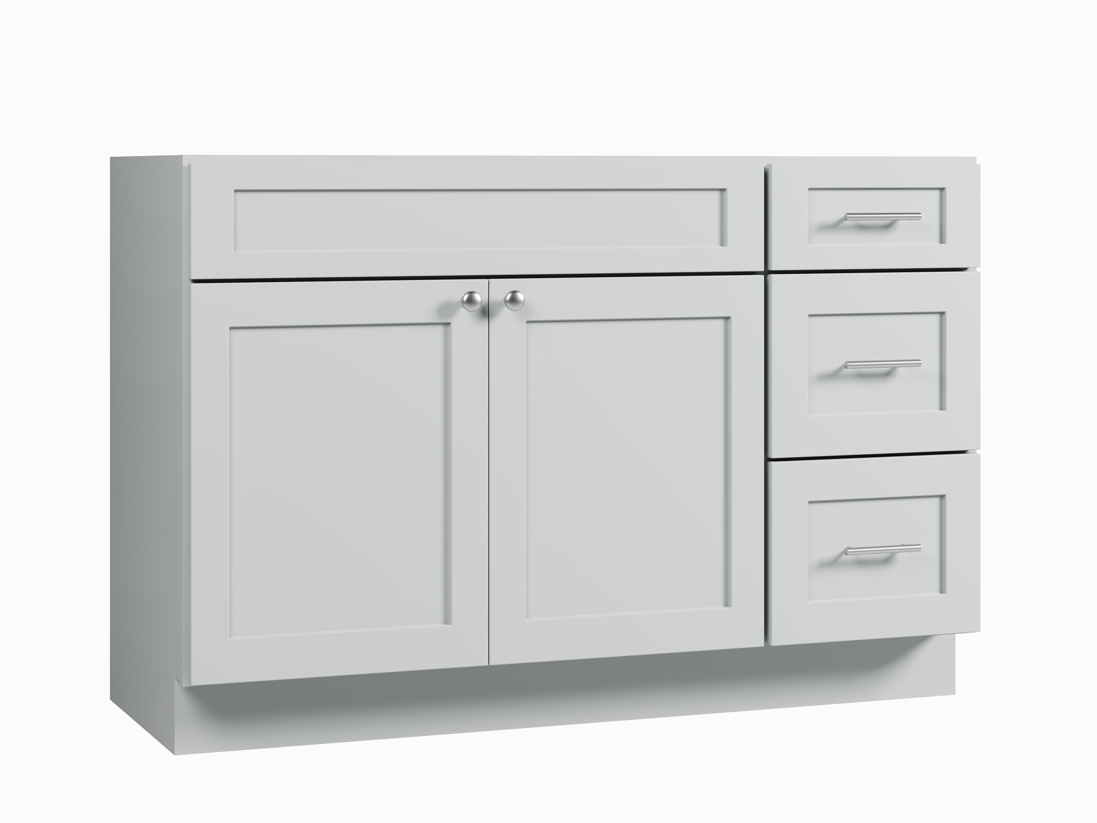 Disar 51" Single Bathroom Vanity Base Only in White