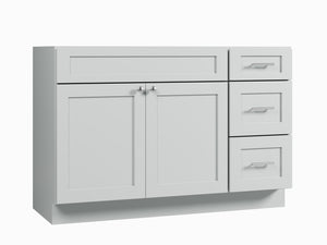 Disar 51" Single Bathroom Vanity Base Only in White