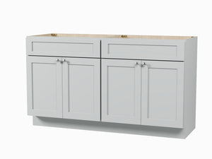 Disar 60'' Double Bathroom Vanity Base Only