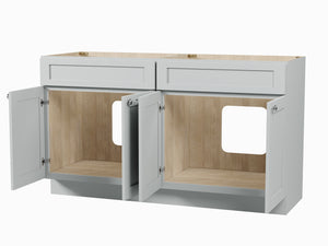 Disar 60'' Double Bathroom Vanity Base Only