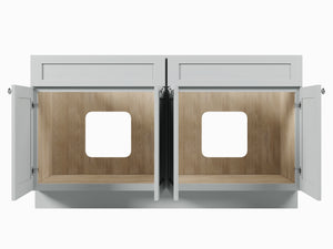 Disar 60'' Double Bathroom Vanity Base Only