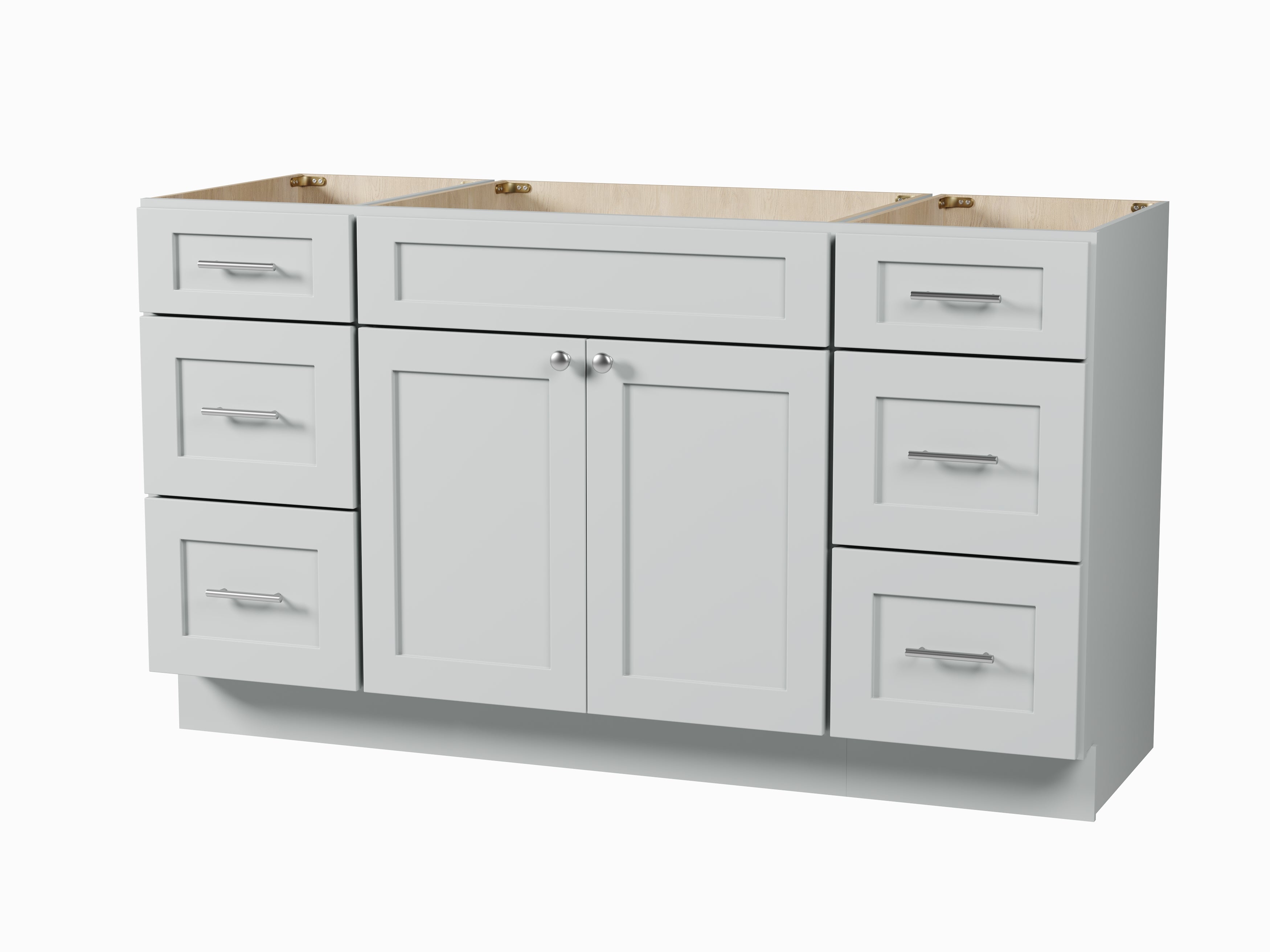 Disar 60'' Single Bathroom Vanity With Drawer Base Only