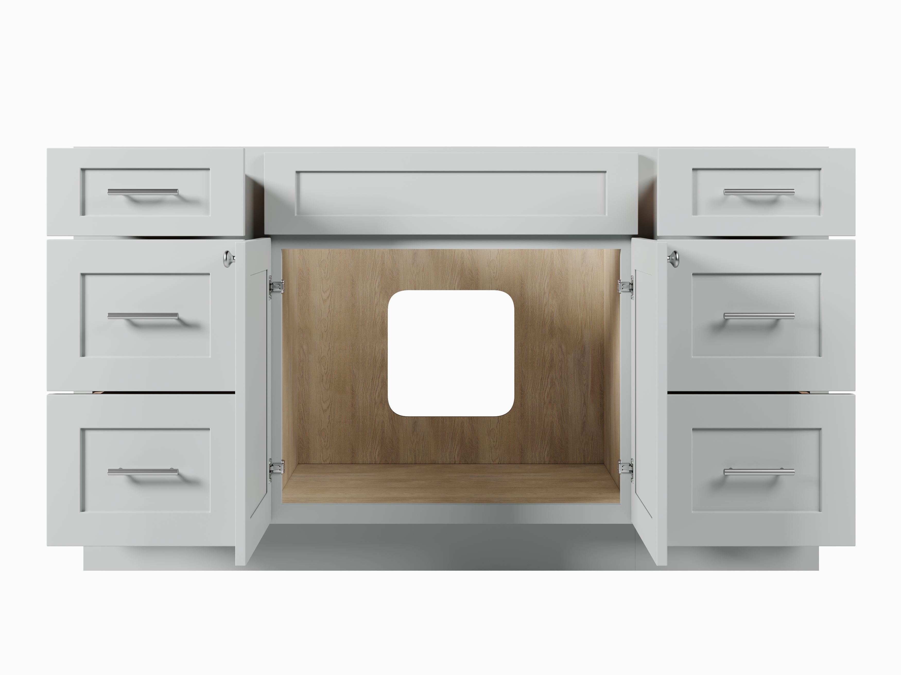 Disar 60'' Single Bathroom Vanity With Drawer Base Only