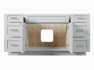 Disar 66'' Single Bathroom Vanity Base Only
