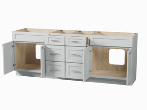 Disar 90 Double Bathroom Vanity Base Only
