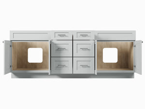 Disar 90 Double Bathroom Vanity Base Only