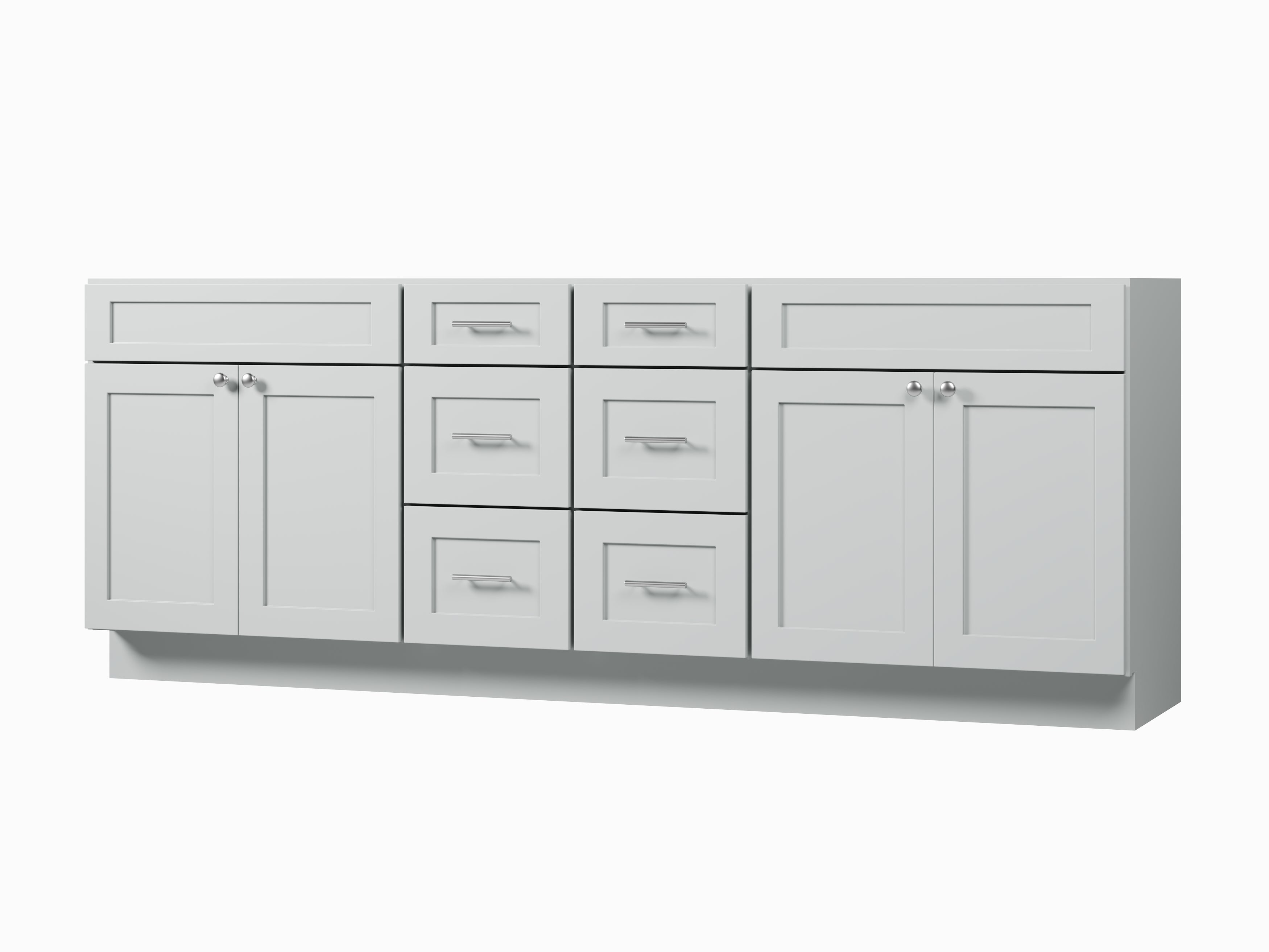 Disar 90 Double Bathroom Vanity Base Only
