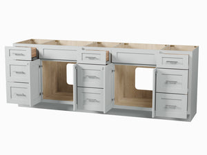 Disar 93'' Double Bathroom Vanity Base only