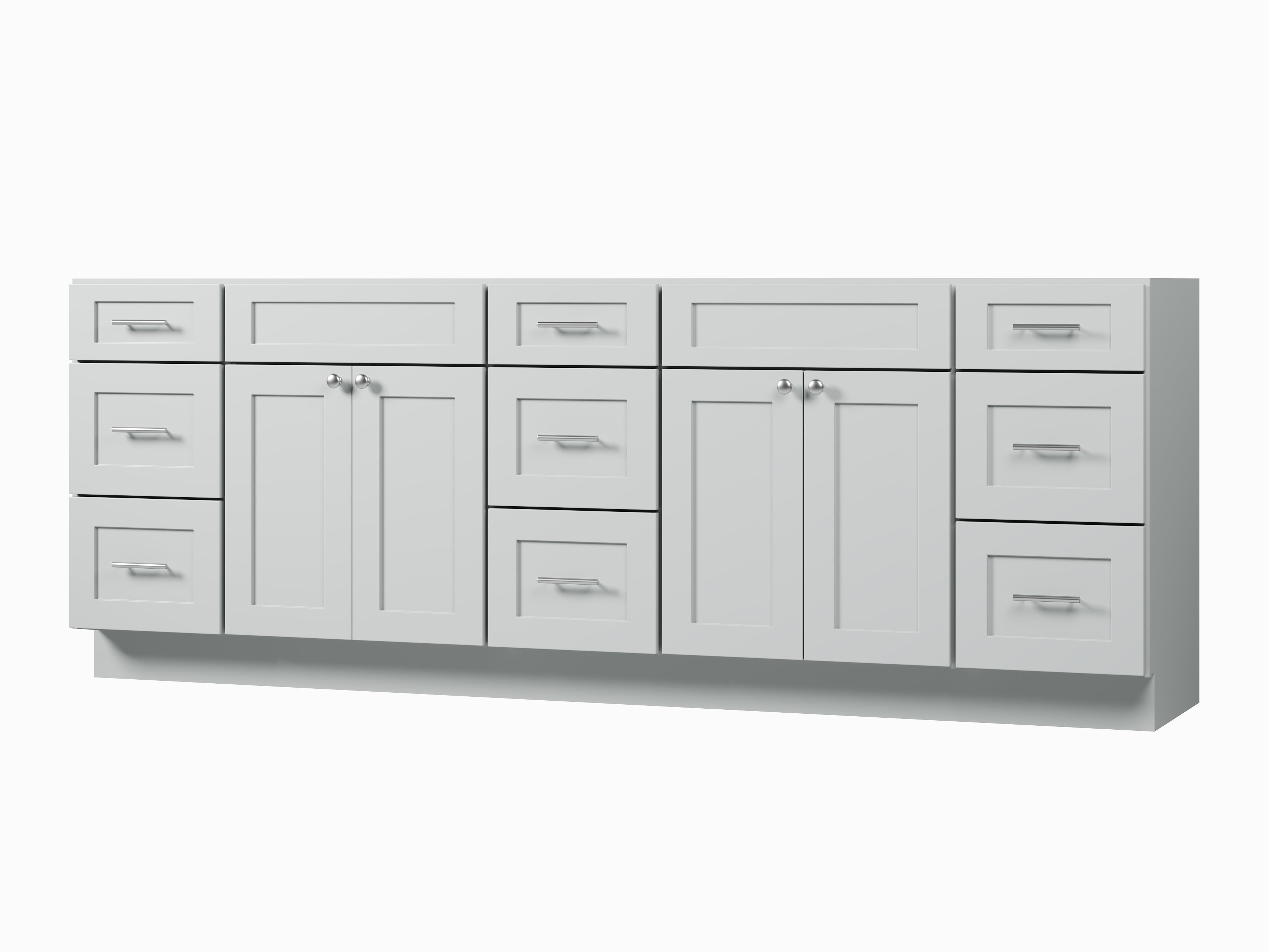Disar 93'' Double Bathroom Vanity Base only