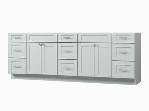 Disar 93'' Double Bathroom Vanity Base only