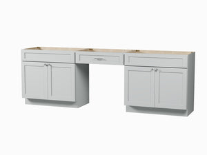 102" Double Bathroom Vanity Base Only