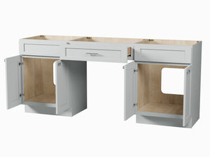 78" Double Bathroom Vanity Base Only