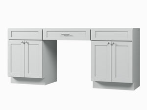 78" Double Bathroom Vanity Base Only