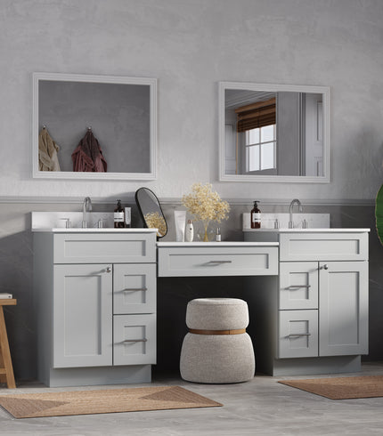 75"-78" Bathroom Vanities With Quartz Top
