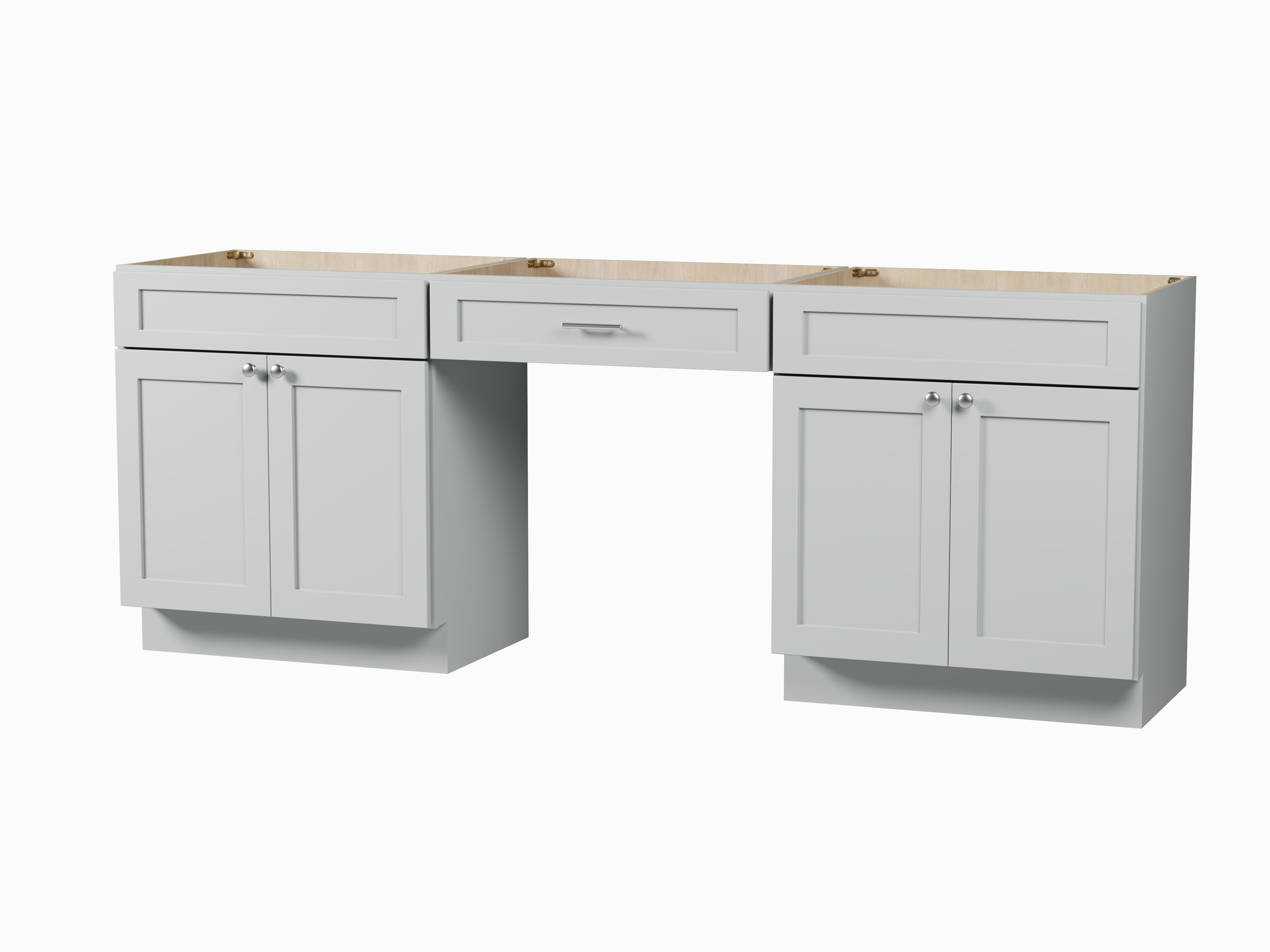 90'' Double Bathroom Vanity Base Only