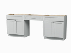 90'' Double Bathroom Vanity Base Only