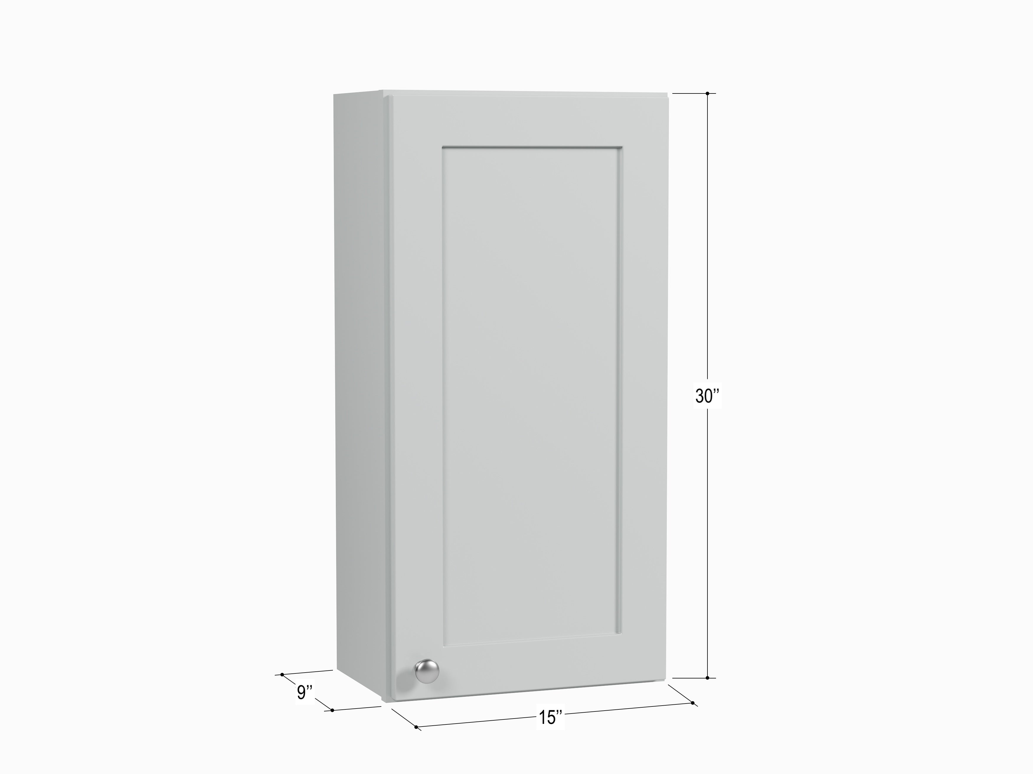 Disar 15" Bathroom Wall Cabinet Left