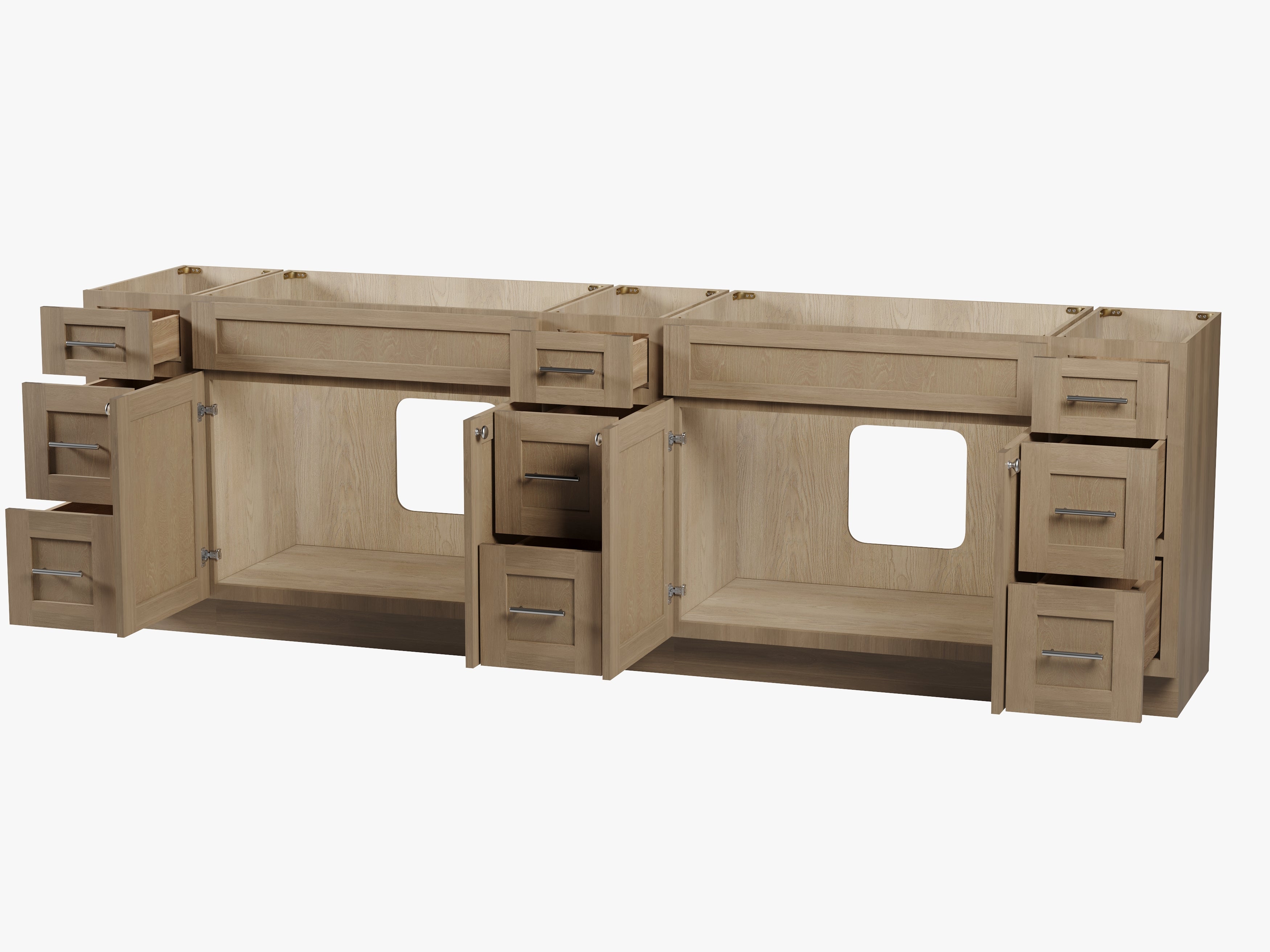 108 Double Bathroom Vanity Base Only