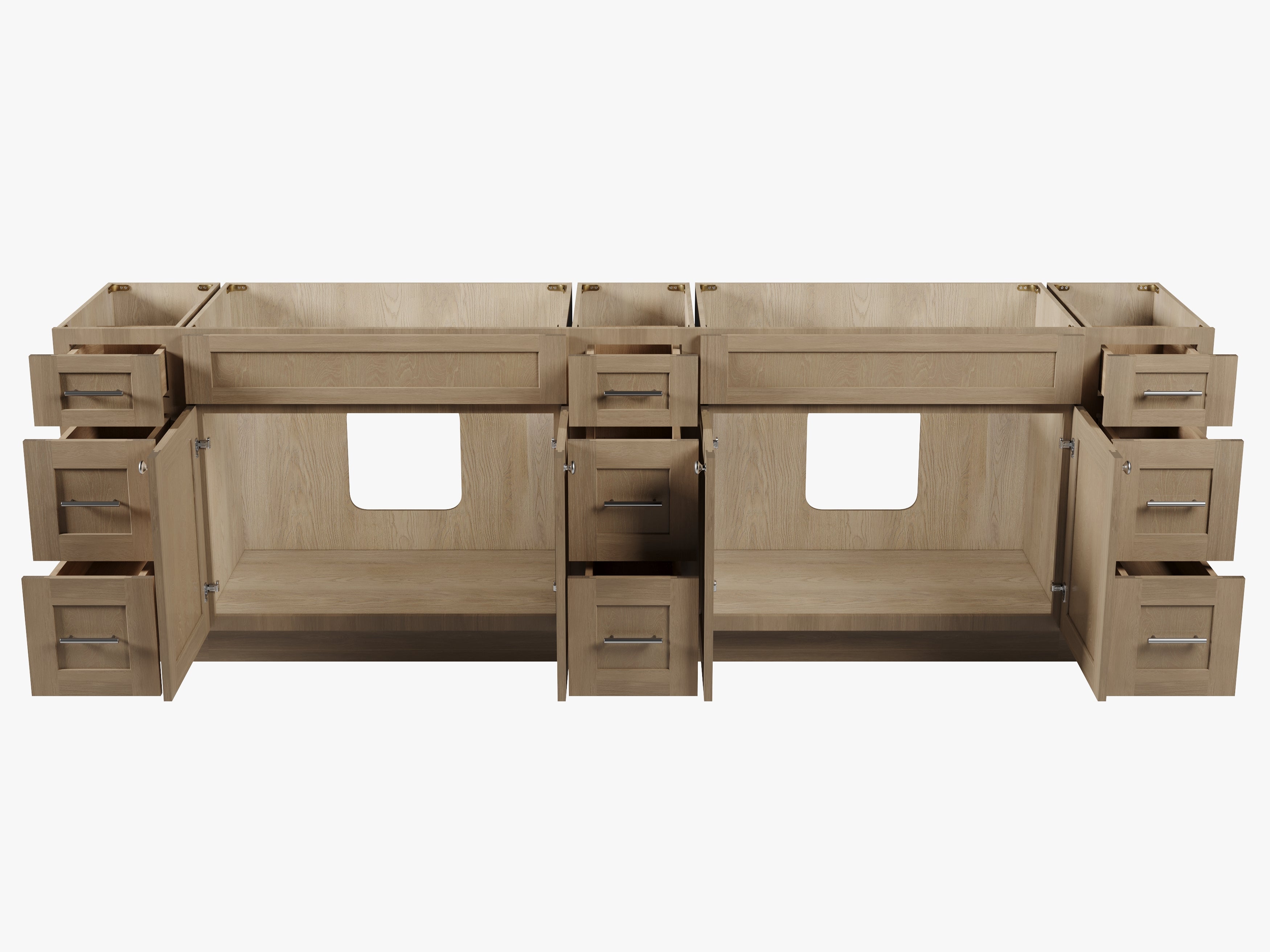 108 Double Bathroom Vanity Base Only