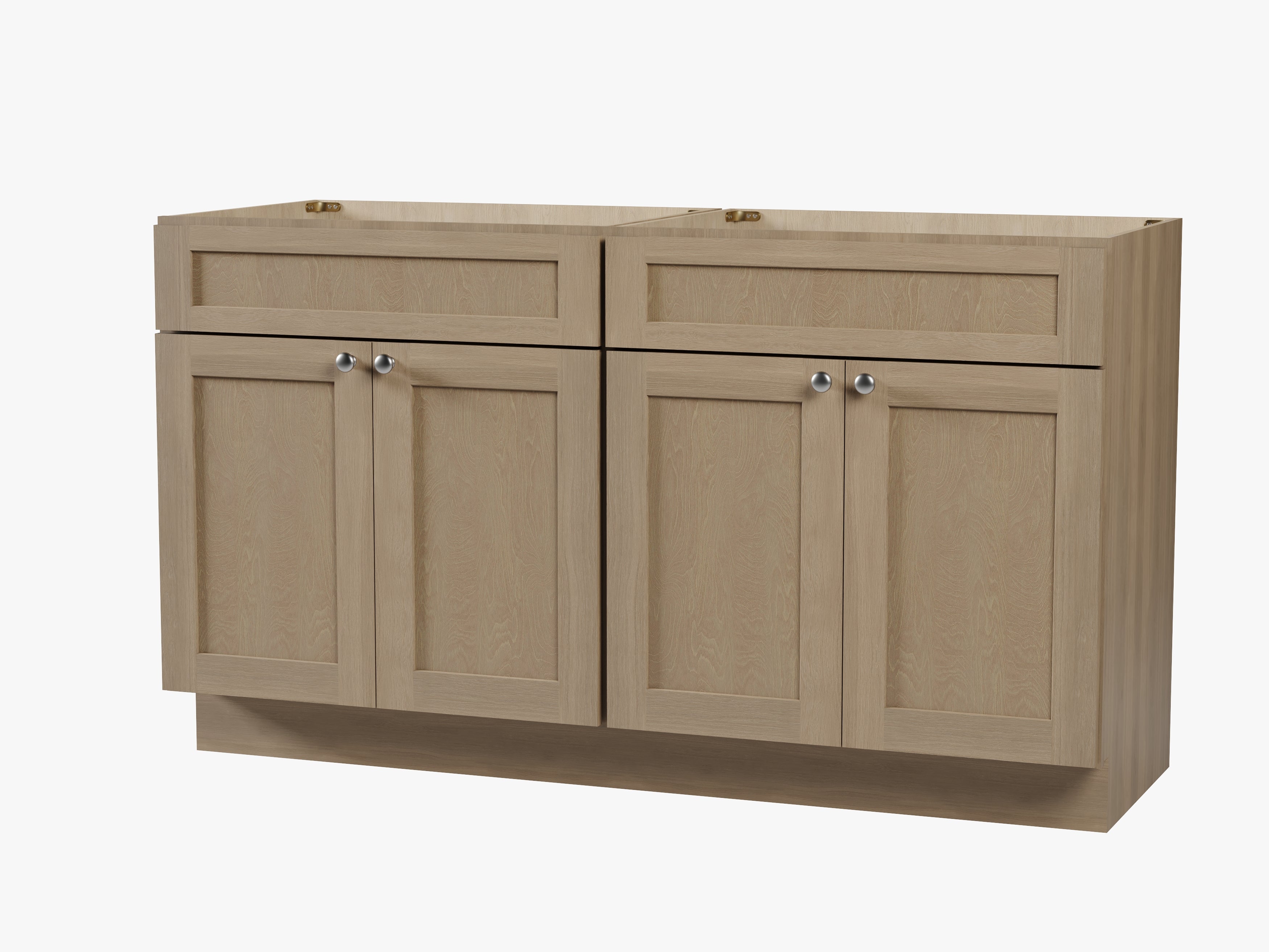 Disar 60'' Double Bathroom Vanity Base Only