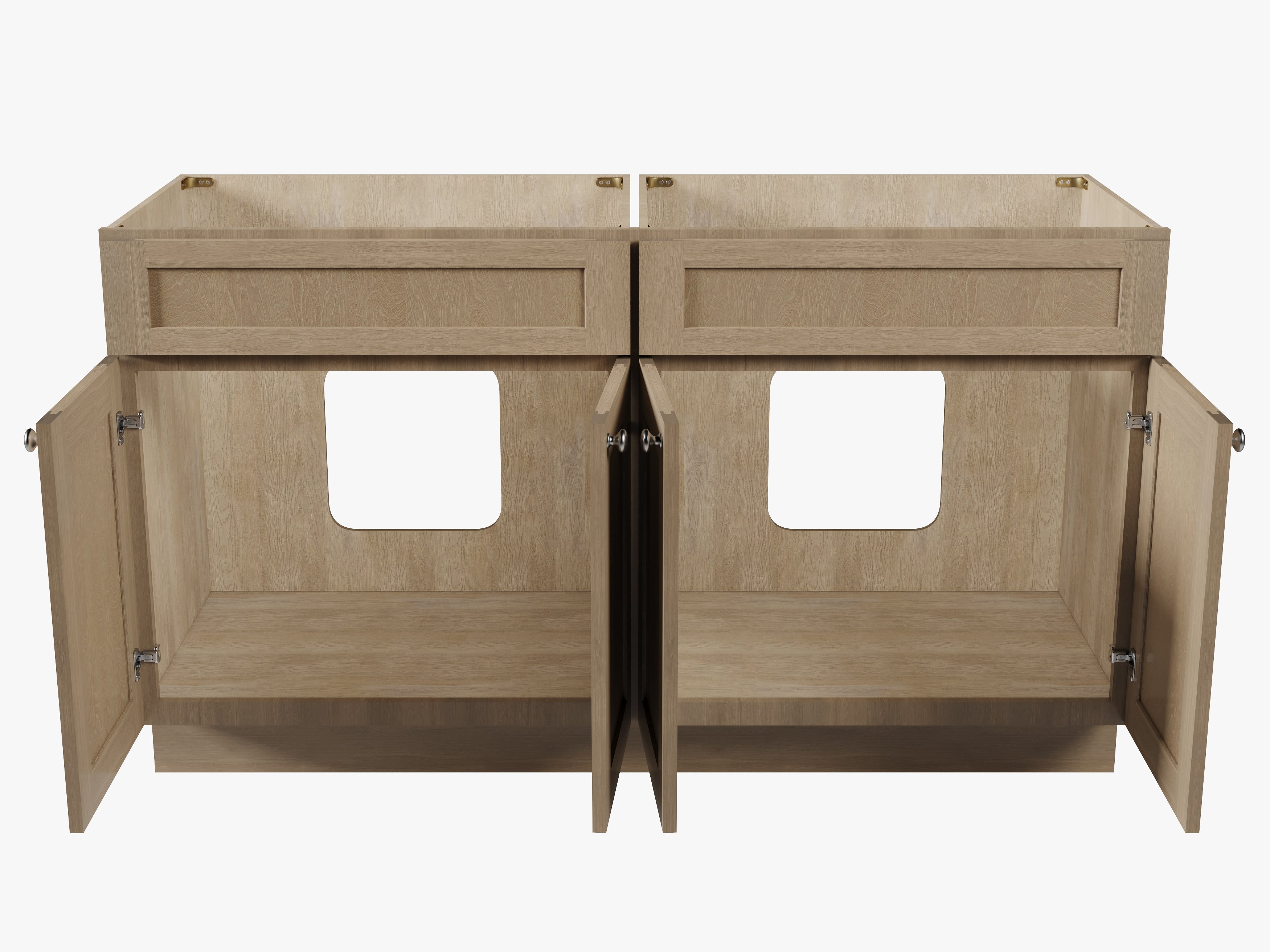 Disar 60'' Double Bathroom Vanity Base Only