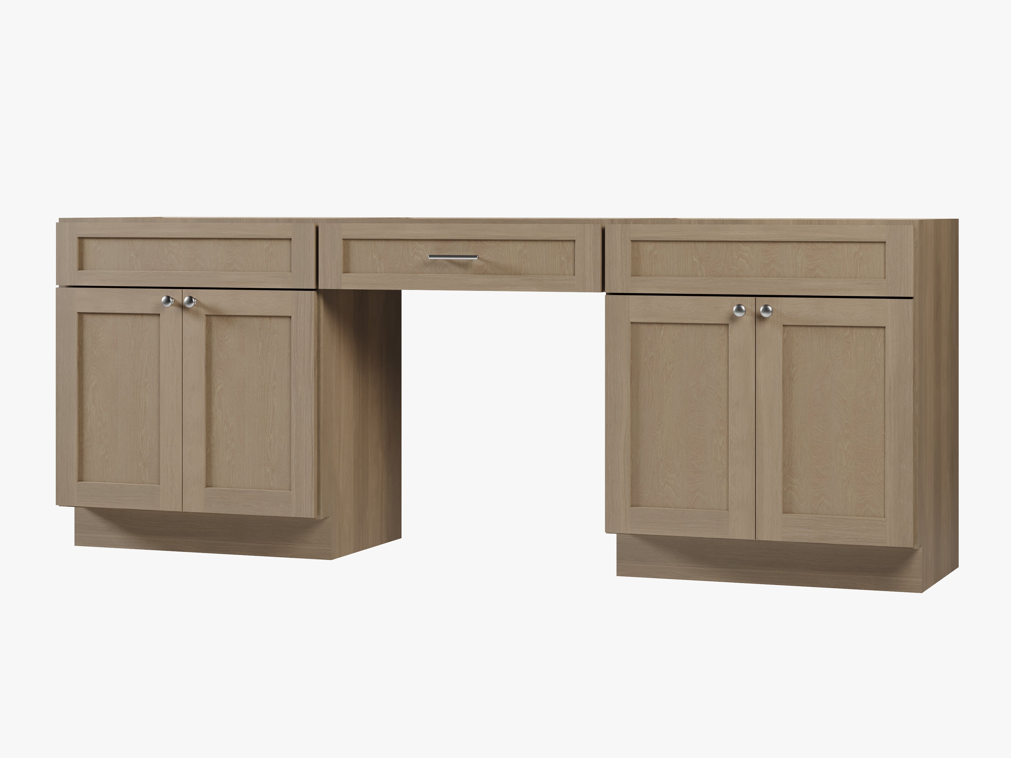 90'' Double Bathroom Vanity Base Only