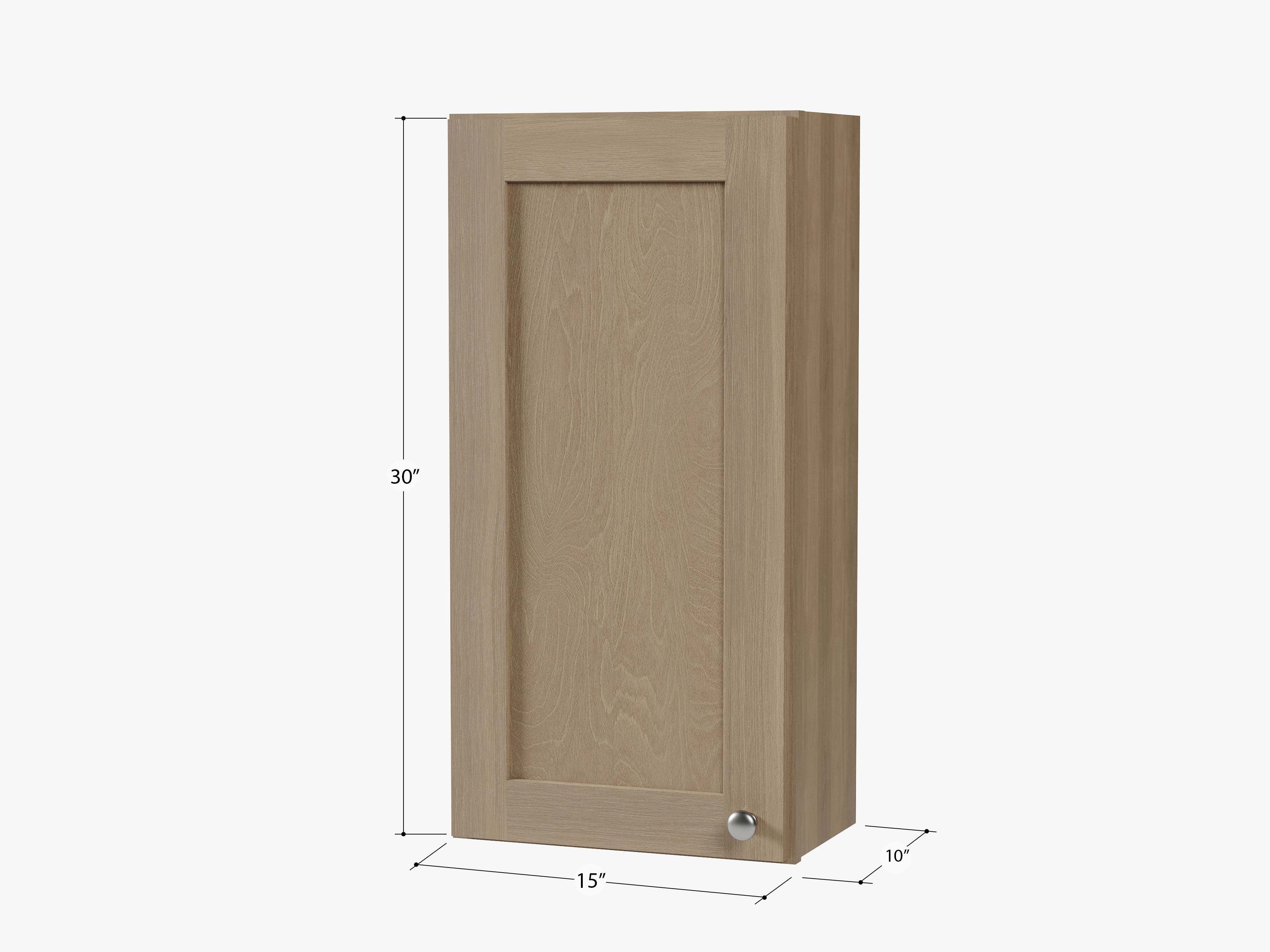 Disar 15" Bathroom Wall Cabinet Left