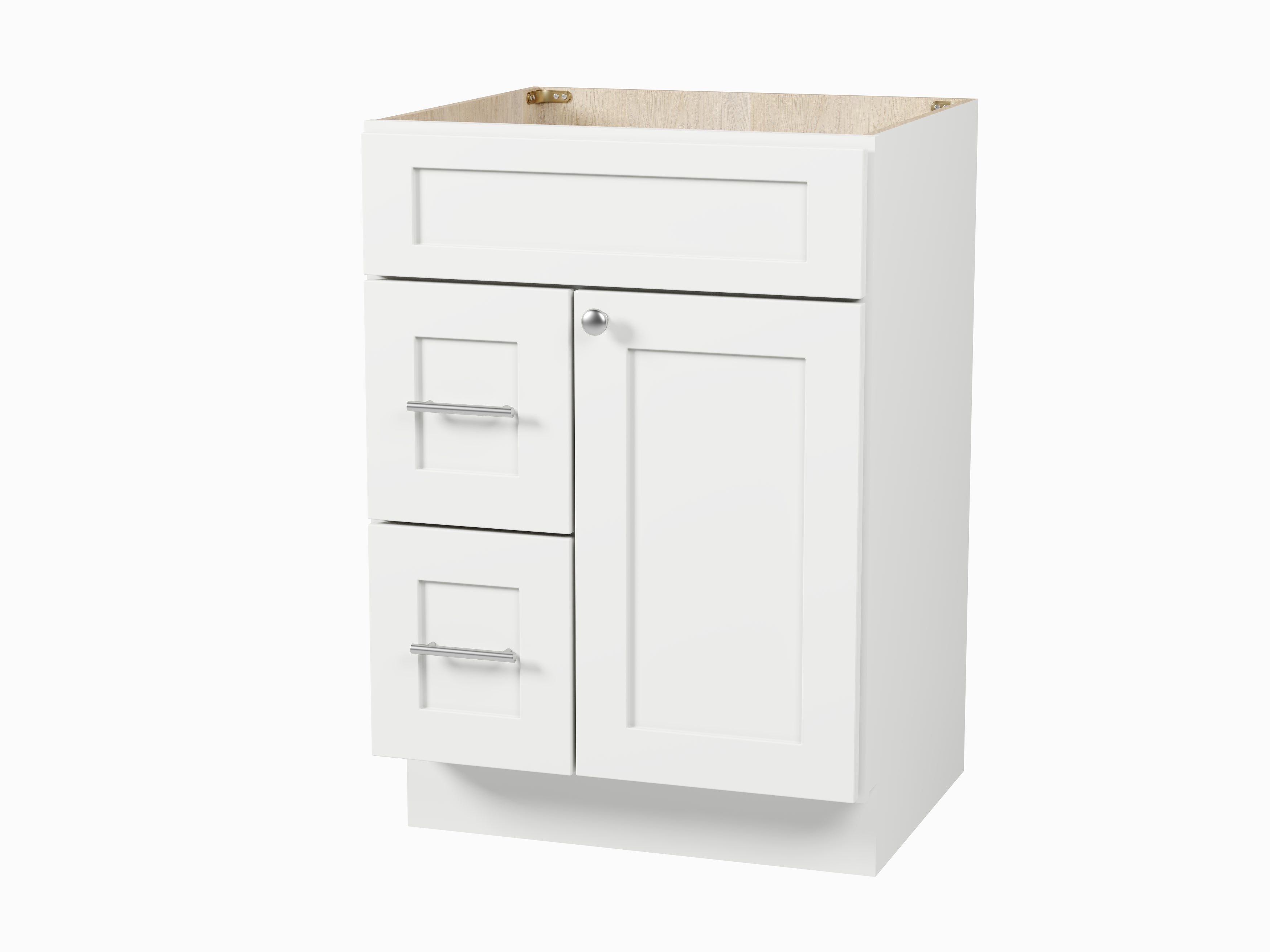 24'' Single Bathroom Vanity Base Only Drawer left