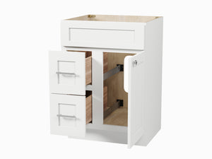 24'' Single Bathroom Vanity Base Only Drawer left