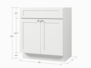 Disar 30'' Bathroom Vanity Base Only