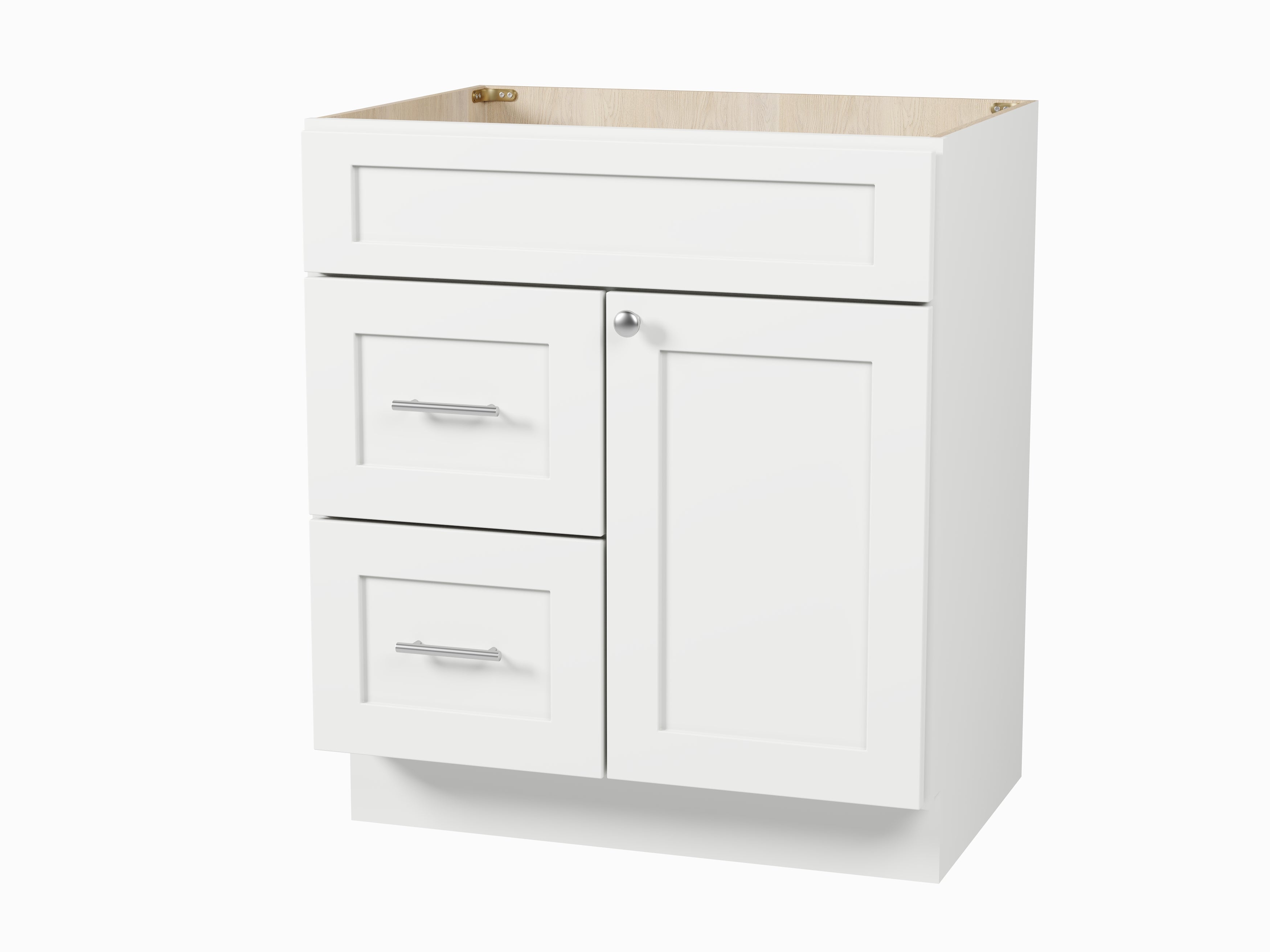 Disar 30'' Bathroom Vanity With Left Drawer Base Only