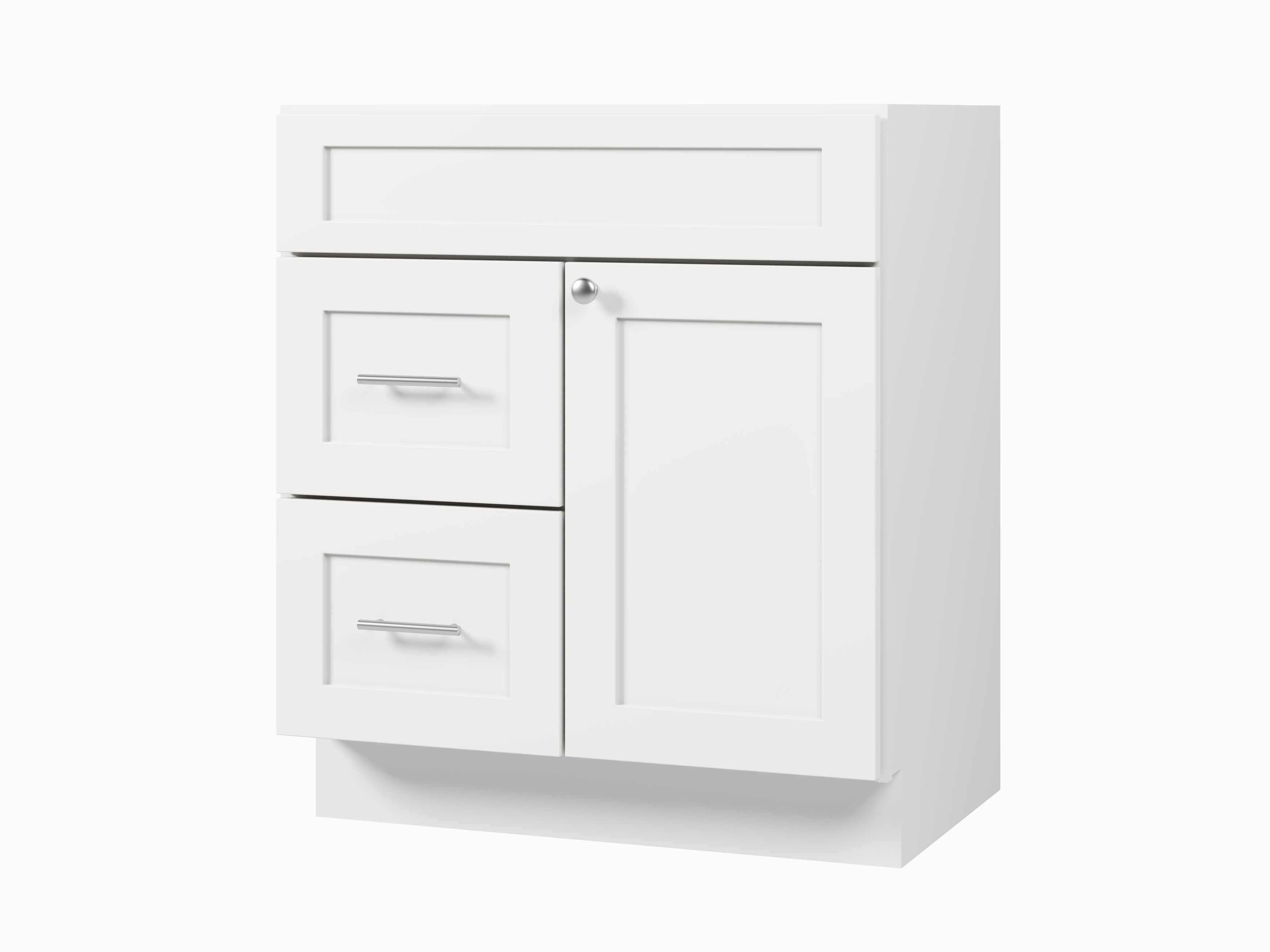 Disar 30'' Bathroom Vanity With Left Drawer Base Only