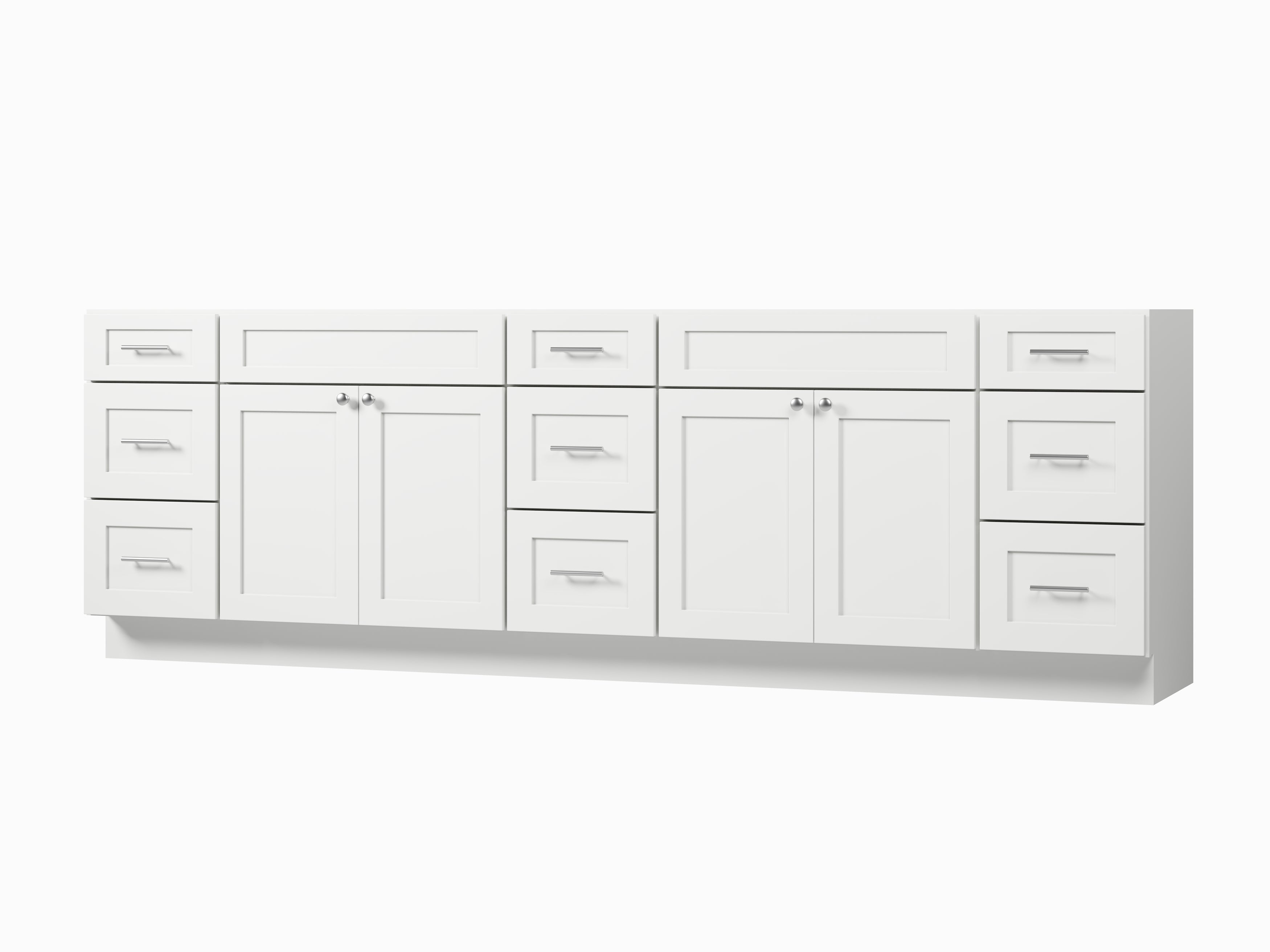 Disar 105'' Double Bathroom Vanity Base only