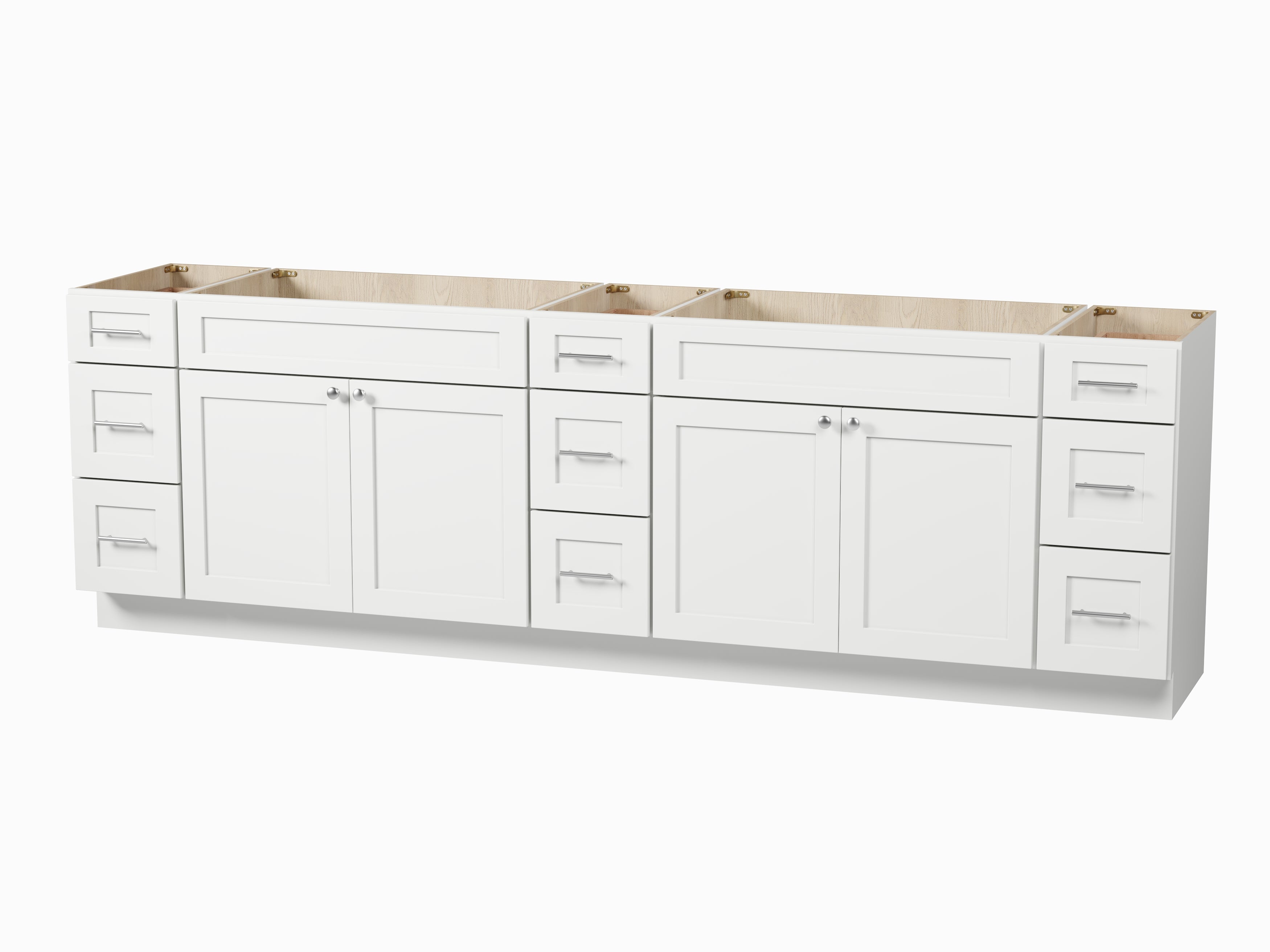 108 Double Bathroom Vanity Base Only