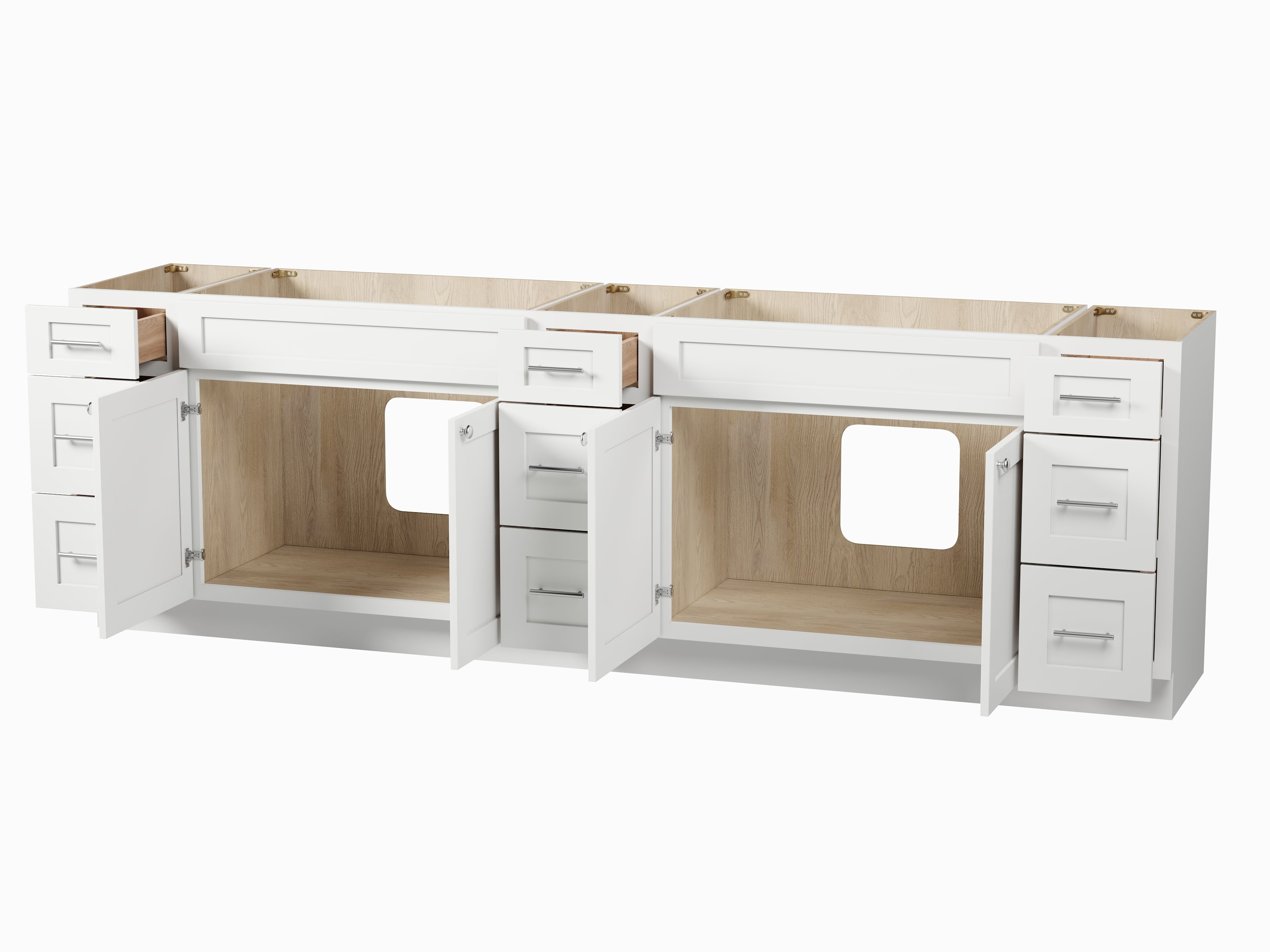 108 Double Bathroom Vanity Base Only