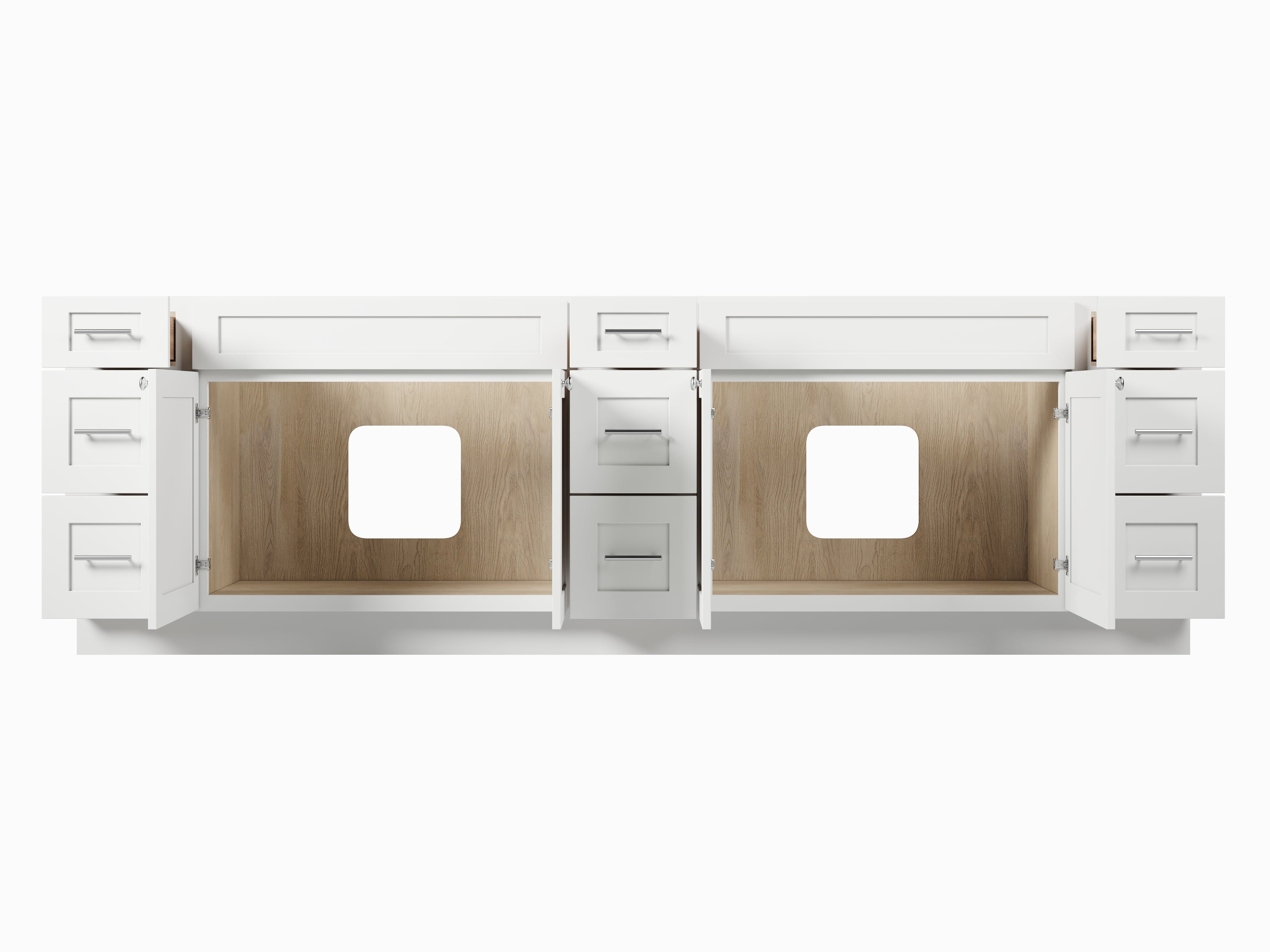 108 Double Bathroom Vanity Base Only