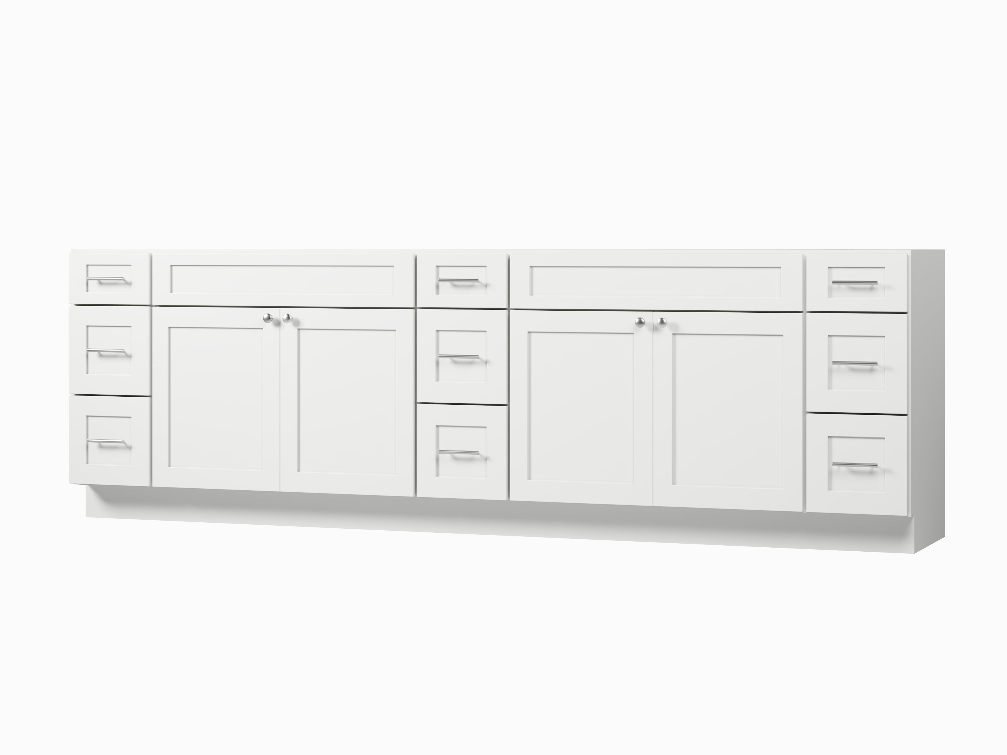 108 Double Bathroom Vanity Base Only