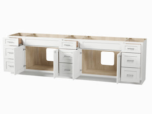 117'' Double Bathroom Vanity Base only