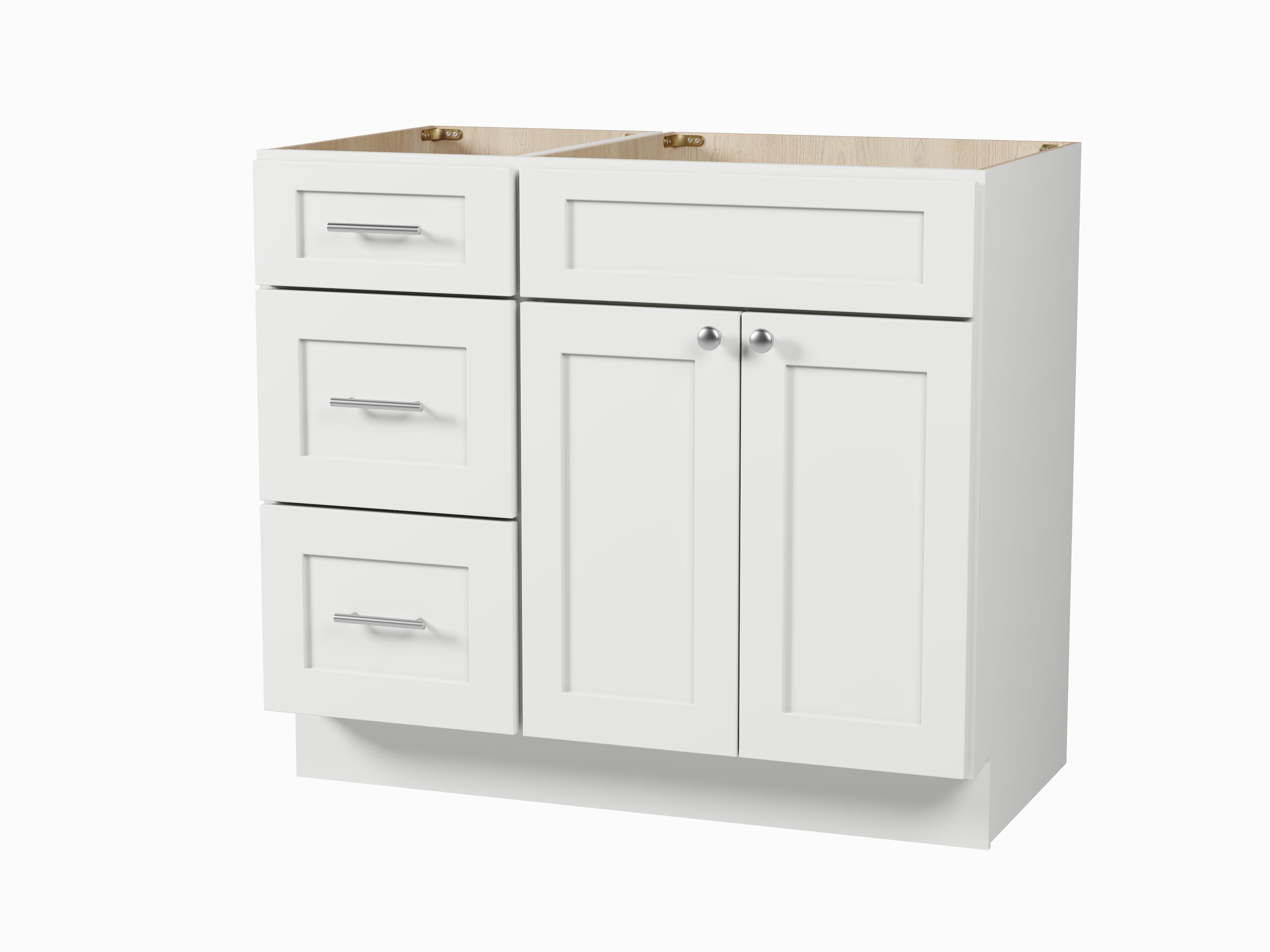 Disar 39'' Single Bathroom Vanity With Drawer Left Base Only