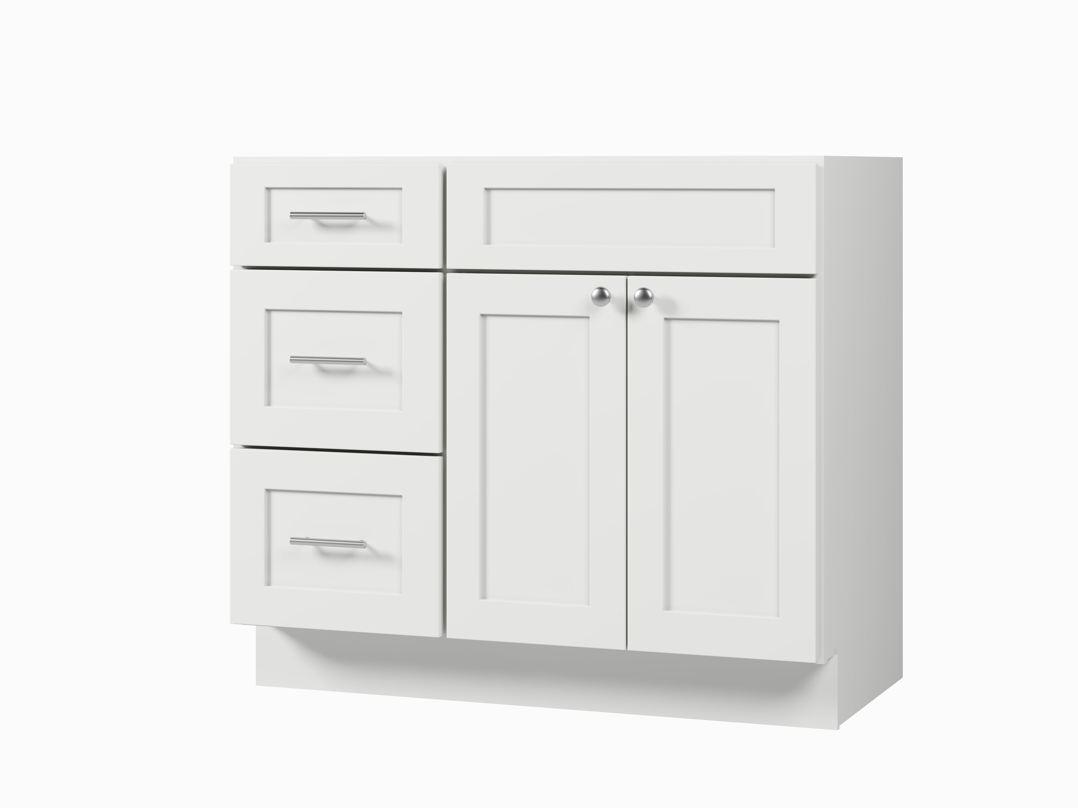 Disar 39'' Single Bathroom Vanity With Drawer Left Base Only