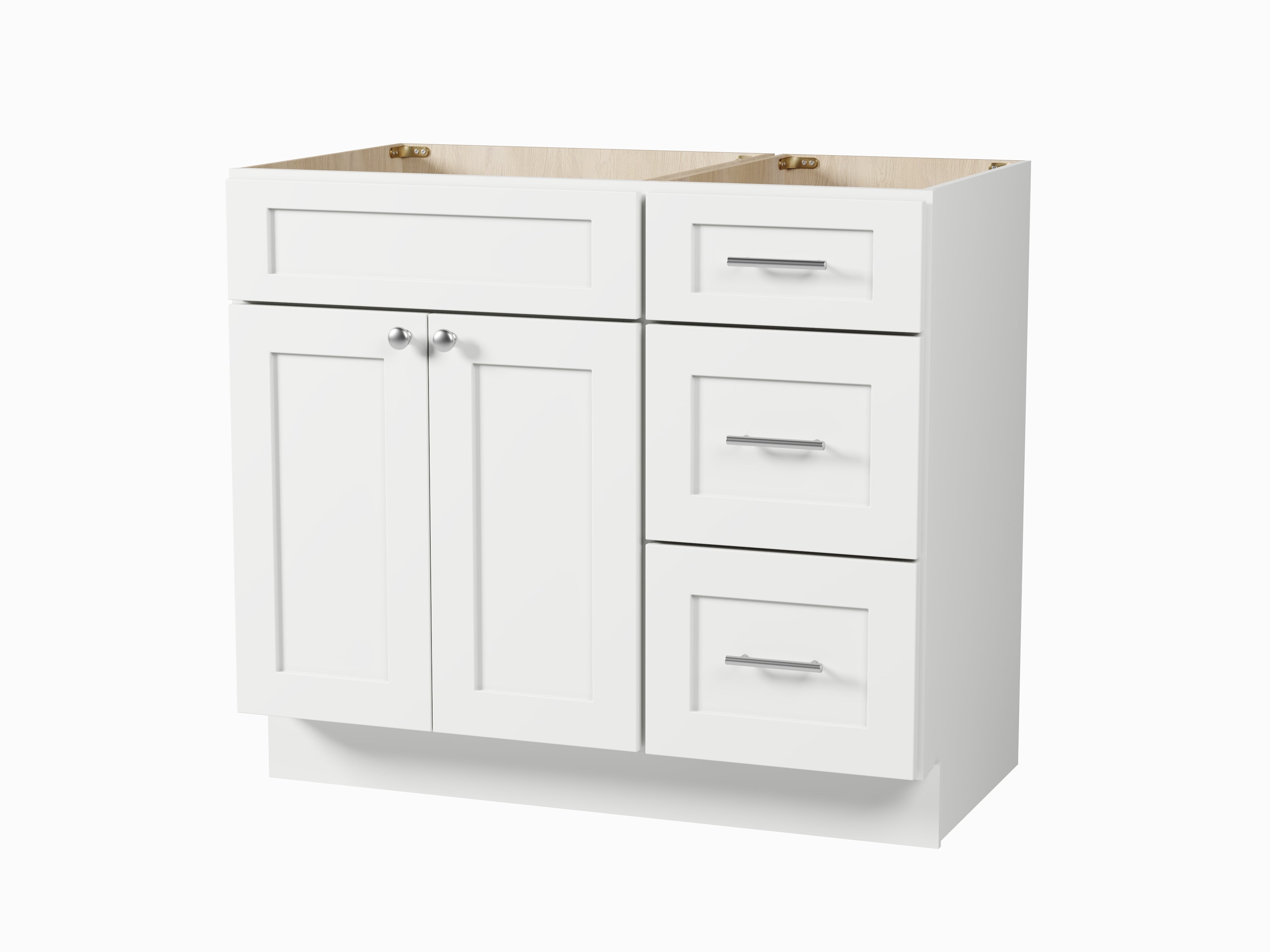 Disar 39'' Single Bathroom Vanity With Drawer (Right Base Only)