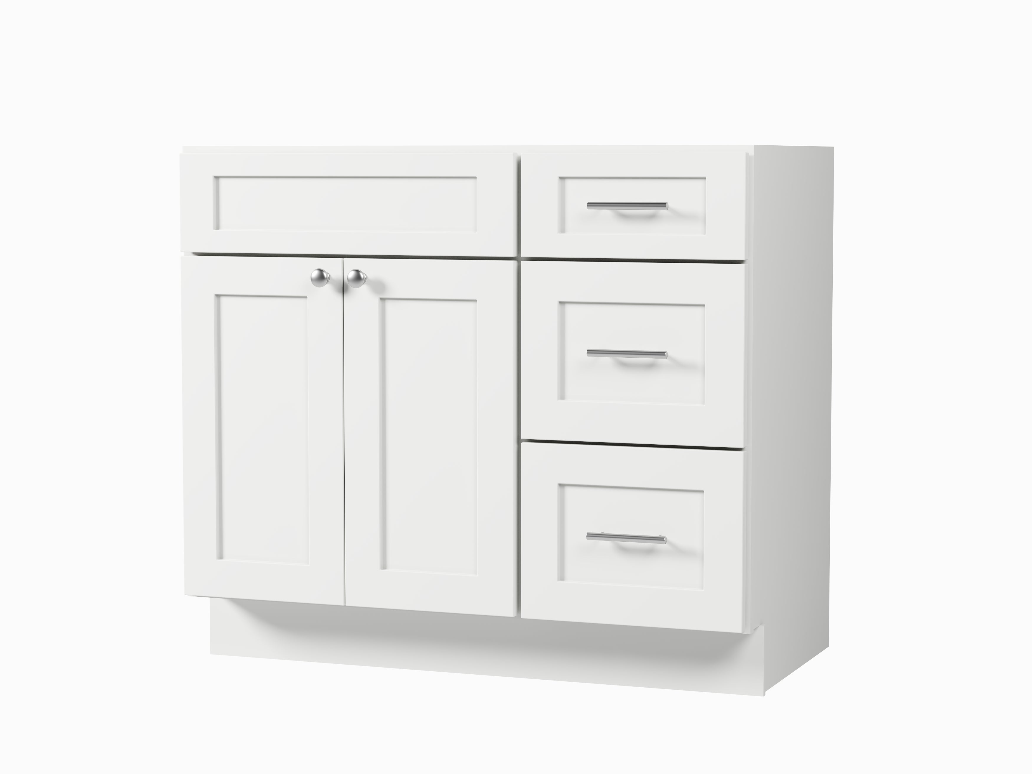 Disar 39'' Single Bathroom Vanity With Drawer (Right Base Only)