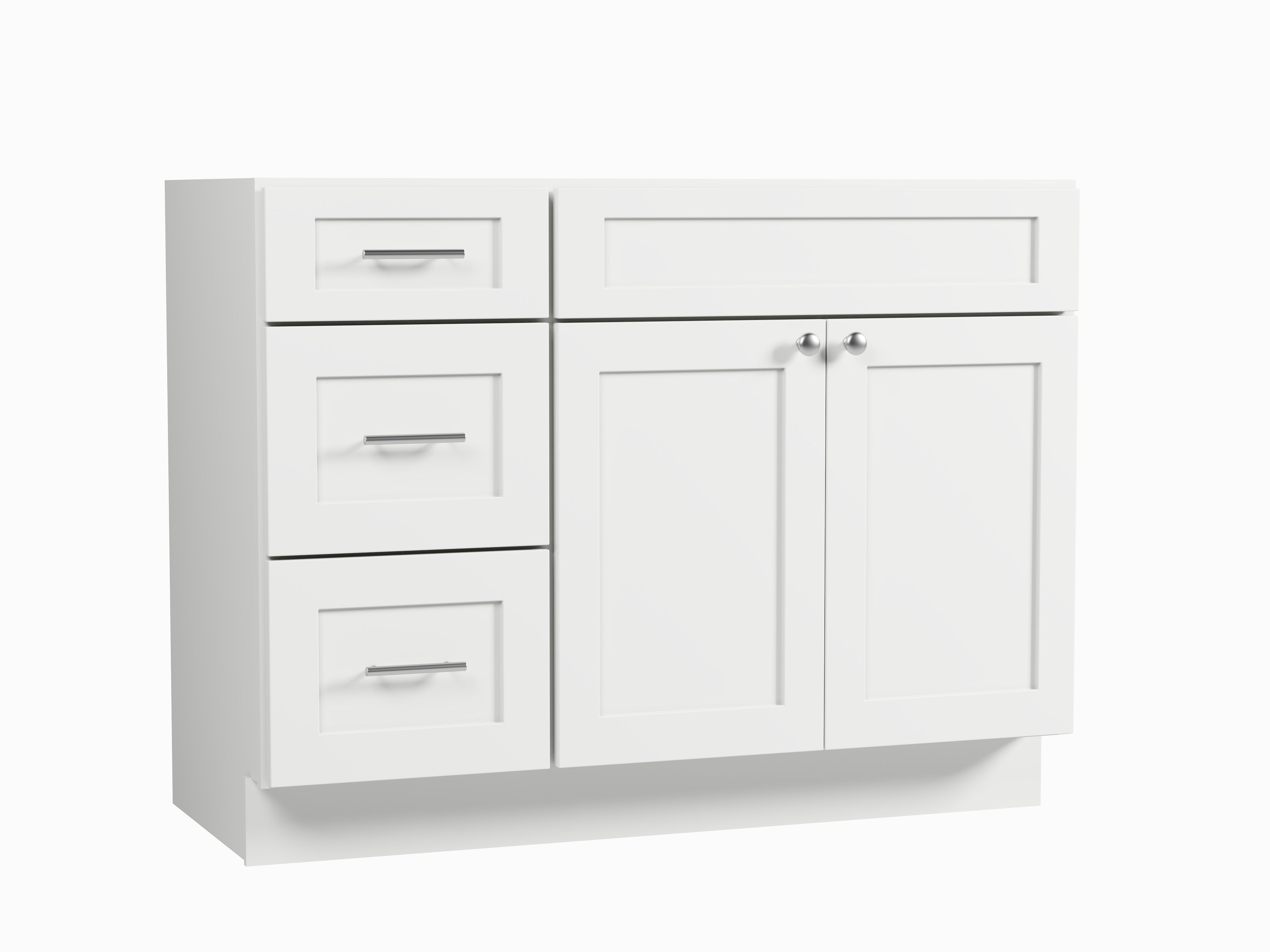 Disar 45'' Single Bathroom Vanity With Drawer Left Base Only