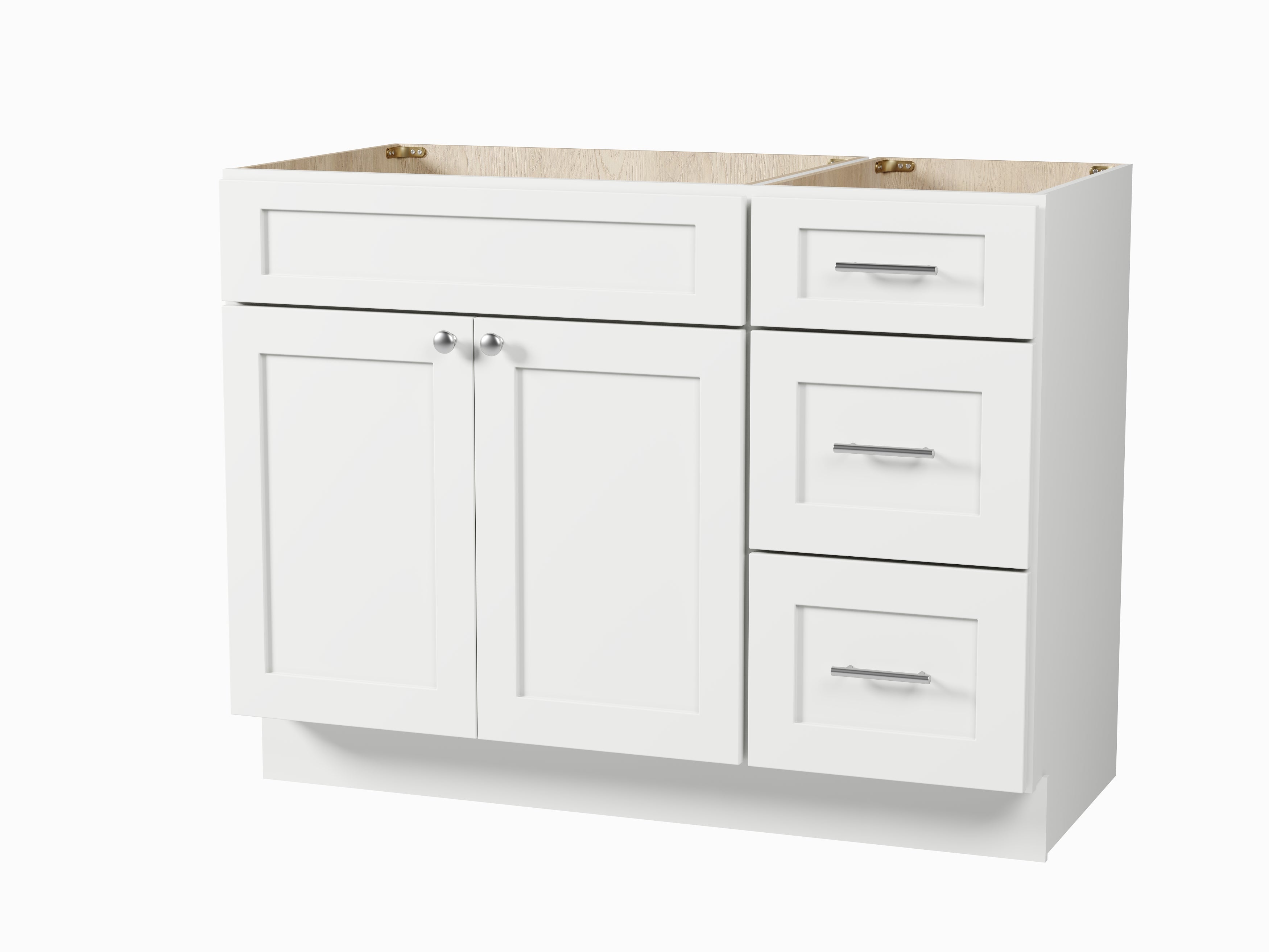 Disar 45'' Single Bathroom Vanity With Drawer Right Base Only