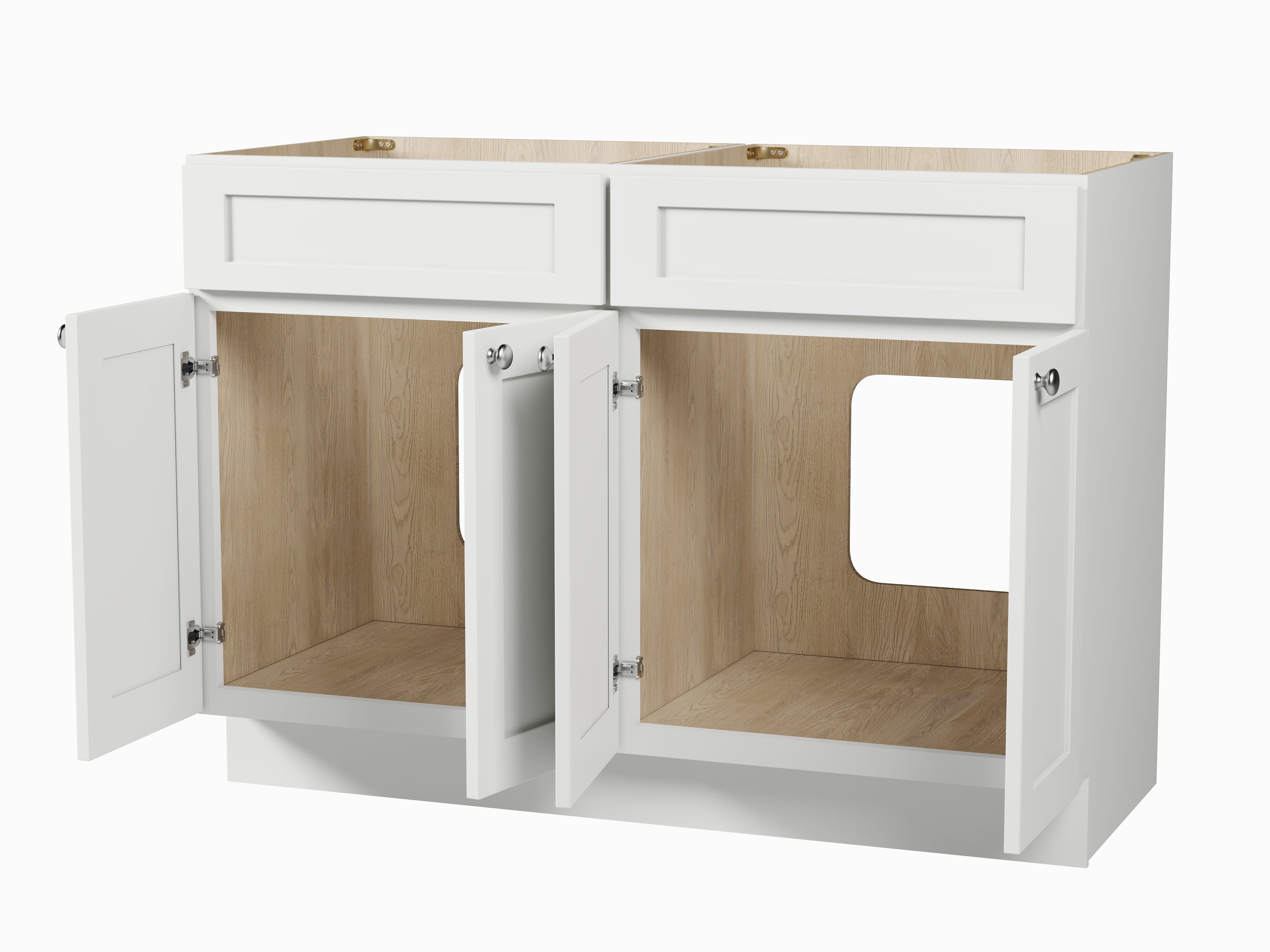 Disar 48'' Double Bathroom Vanity Base Only